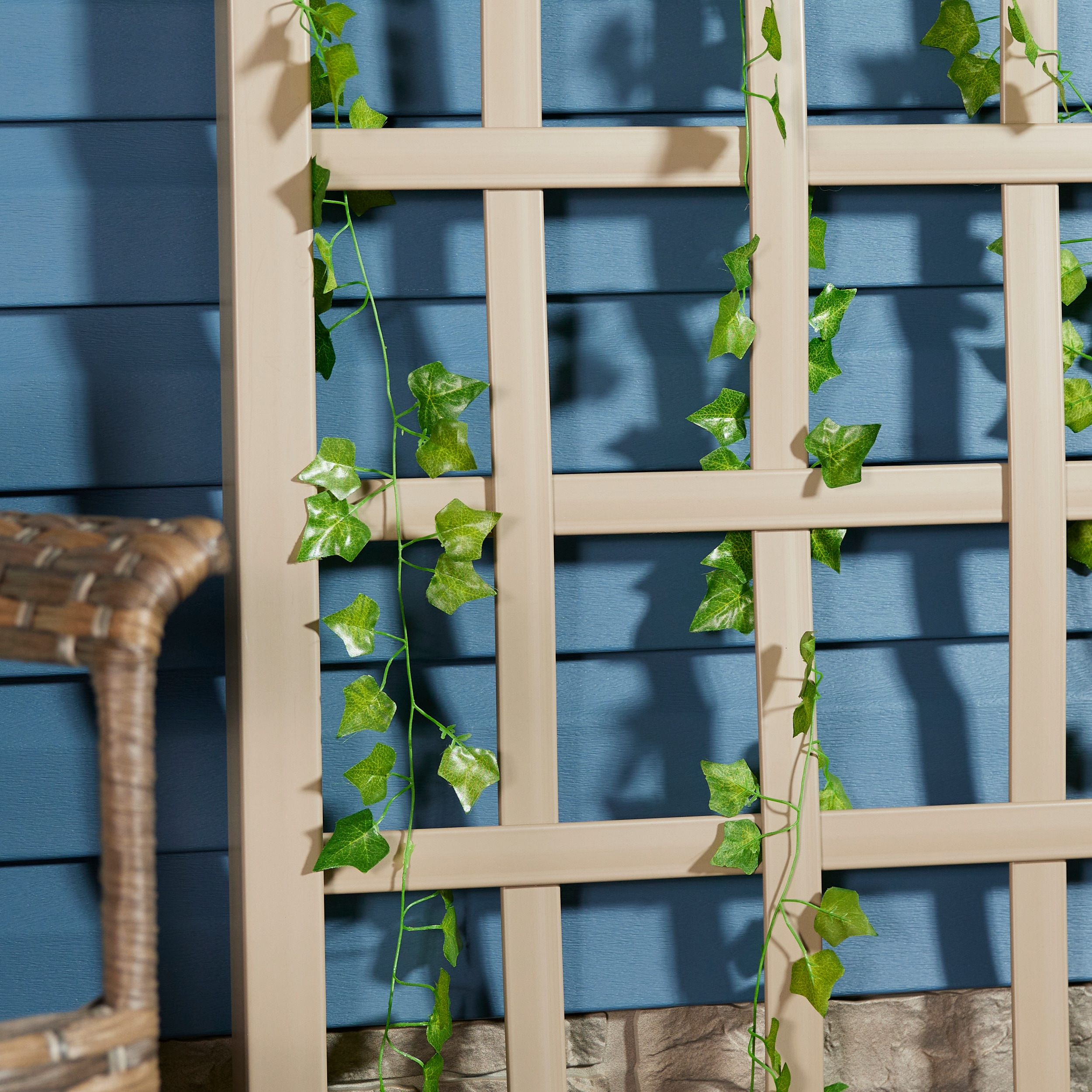 Cambridge Mocha 28 x 75 Inch Vinyl Garden Trellis