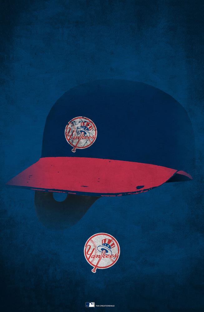 Fan Creations New York Yankees Ghost Helmet 17x26 | M1036-YANKEES