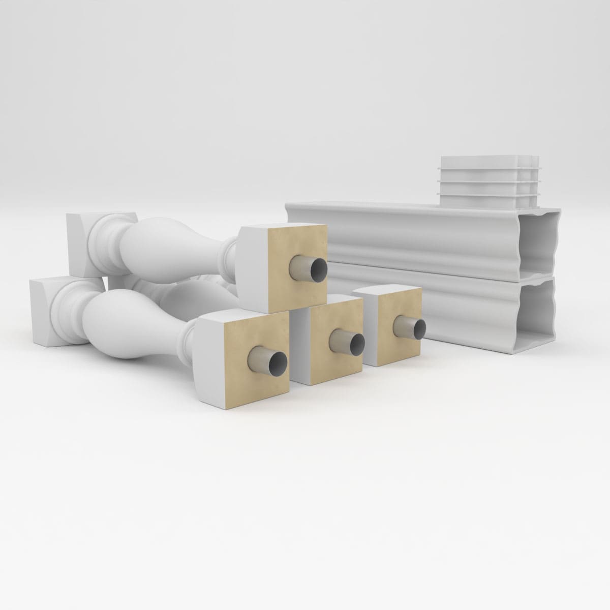 Ekena Millwork BALK38X024LGG railings - View #6