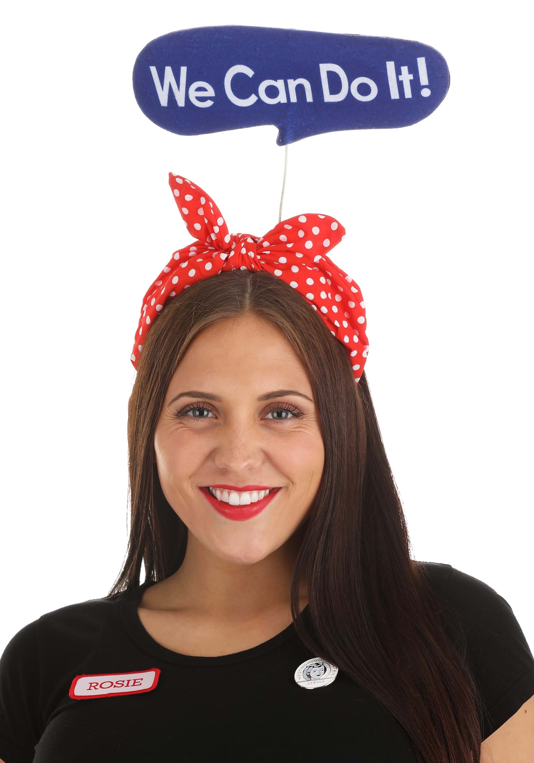 HalloweenCostumes.com EL451365-ST FUN Costumes Costume Rosie the Riveter Kit Standard