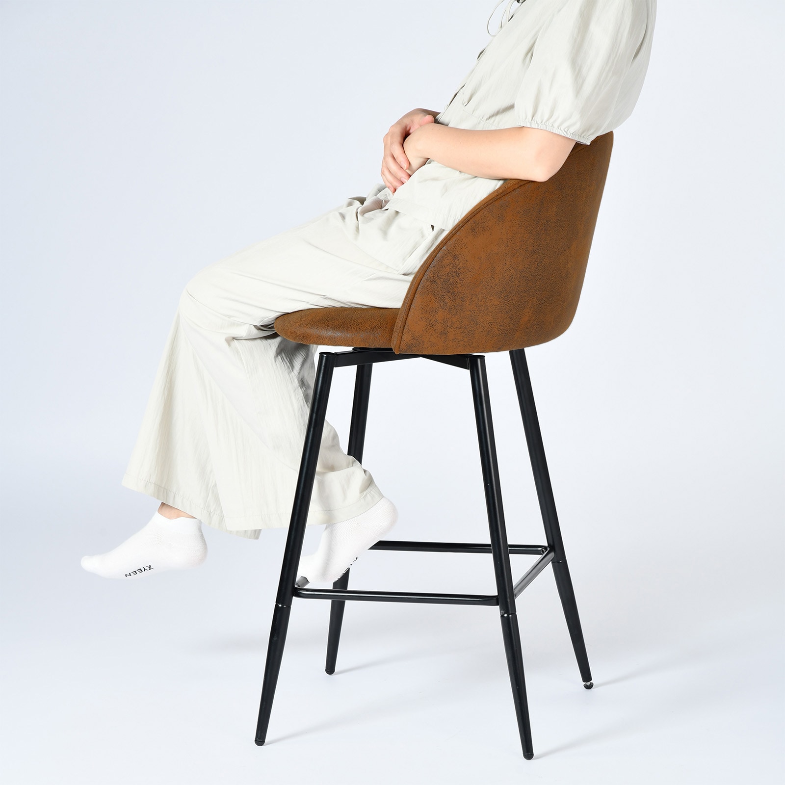 Homy Casa HASEEB BROWN 2 stools - View #7