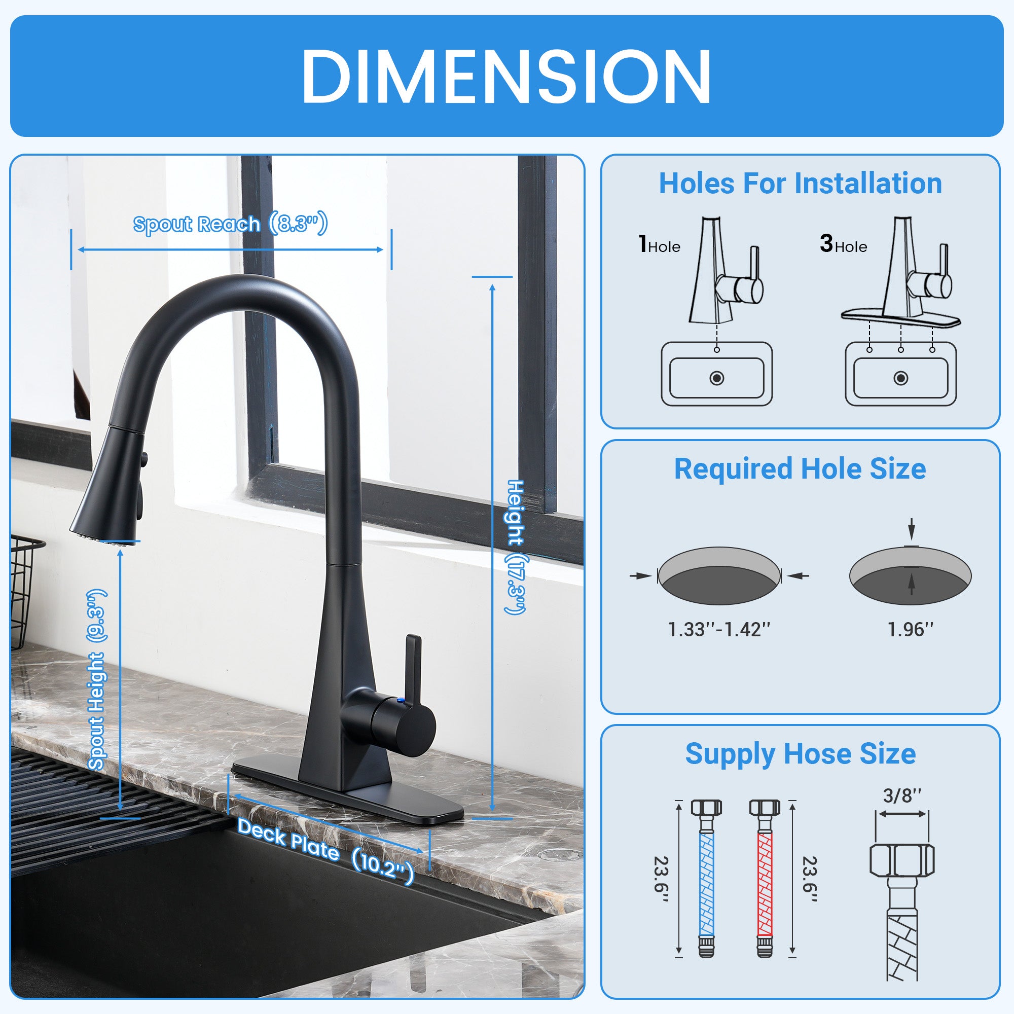 Boyel Living BL04004MB Kitchen-Faucets - View #5