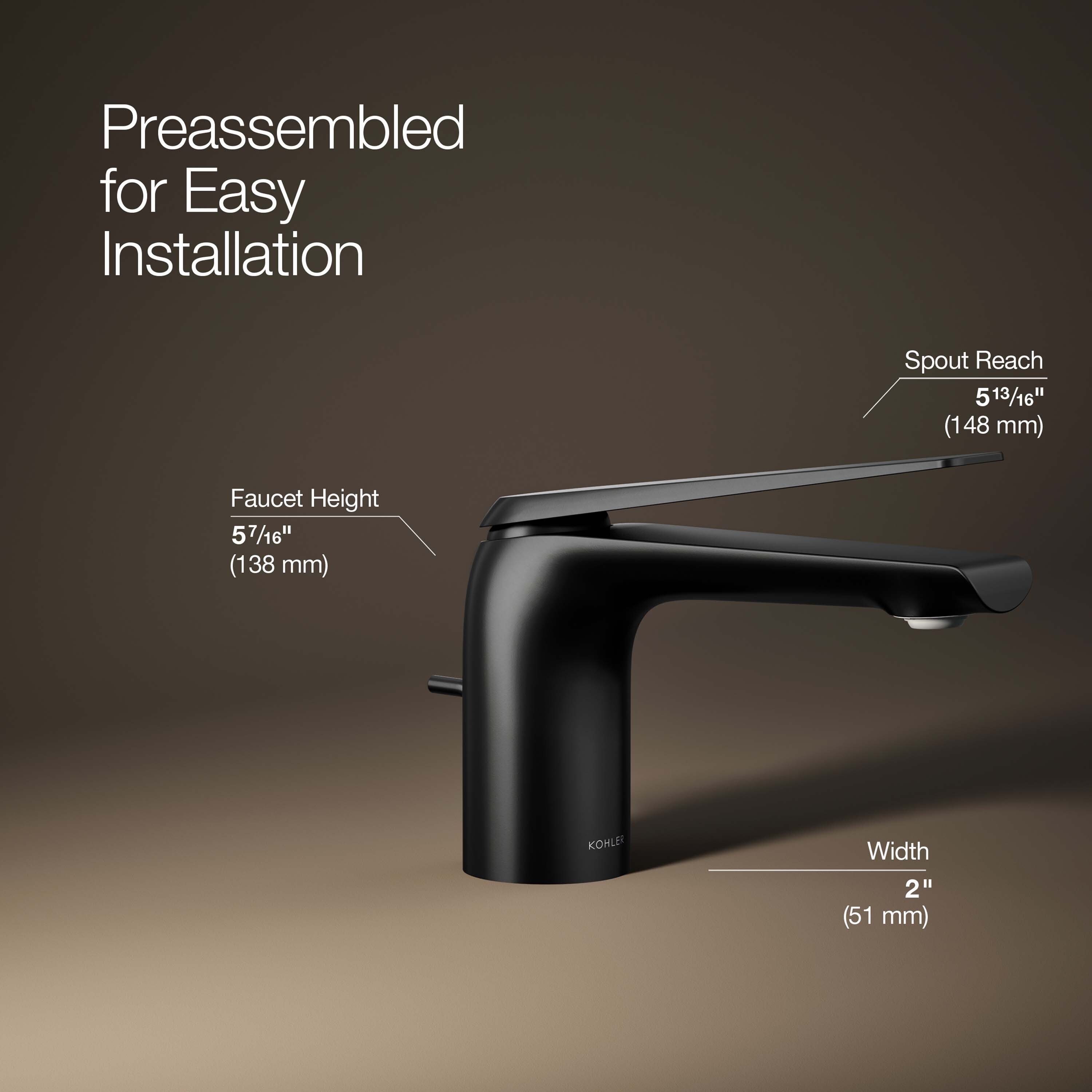 KOHLER K-97345-4-BL Lavatory-Faucets - View #4