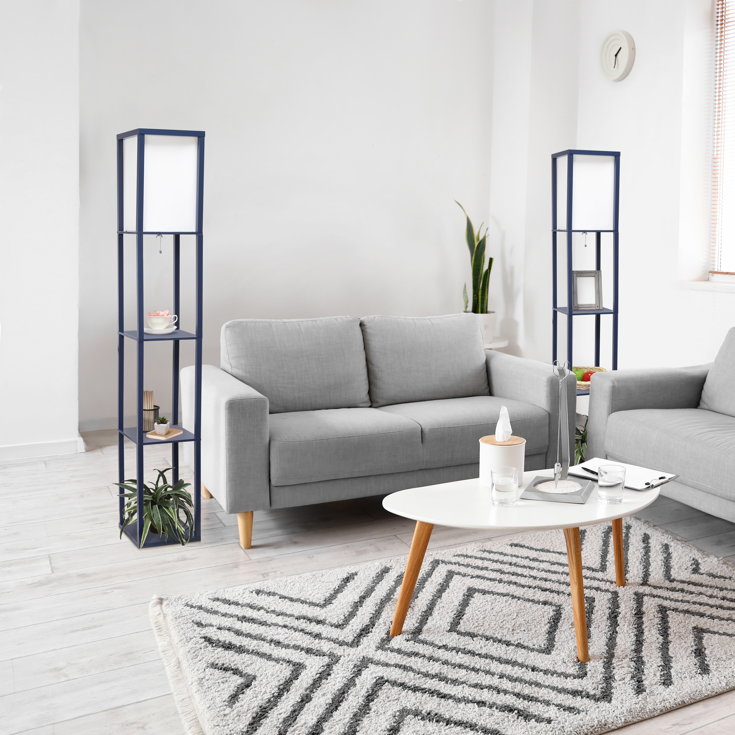 Simple Designs LF1014-NAV-2PK floorlamps - View #5