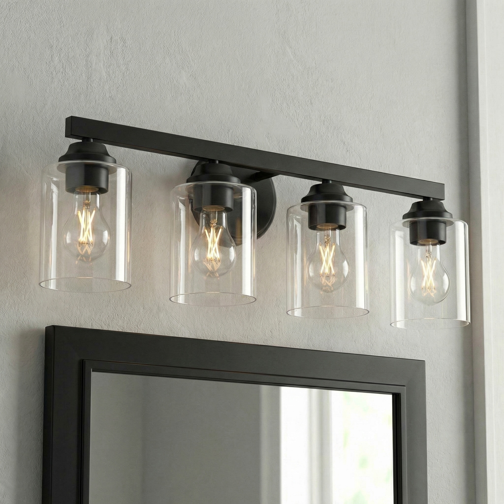 Bathroom & Wall Lighting Fixture Color Family Black