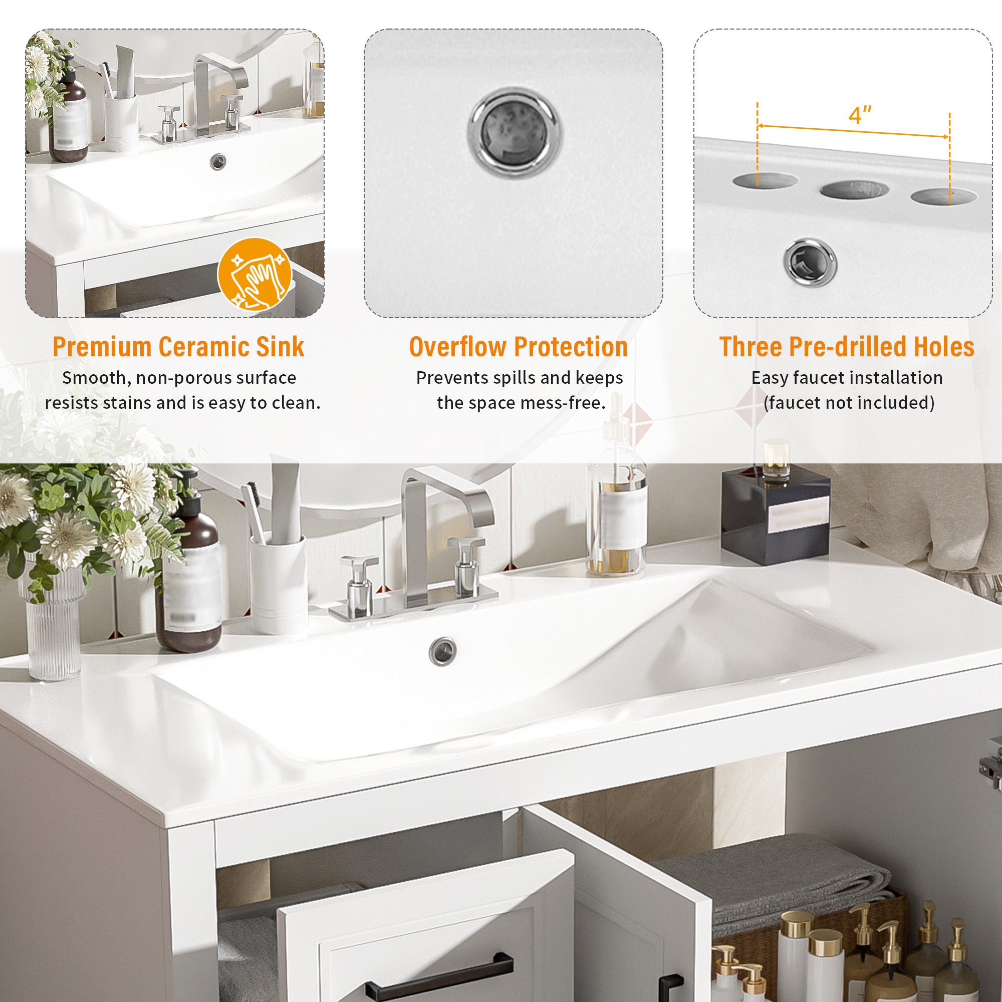 Dexmalle N729P280194K Bath-Vanity-Combo - View #11