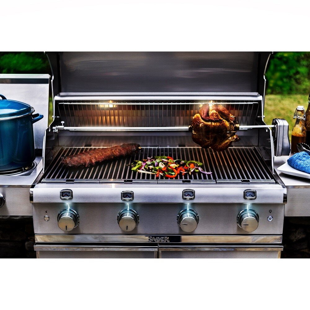 Saber R67SB0317 Stainless Steel 670 Built-in 4 Burner Grill