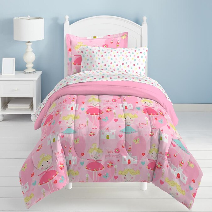 Piece Multi Twin Comforter Set, Princess Bedding Twin