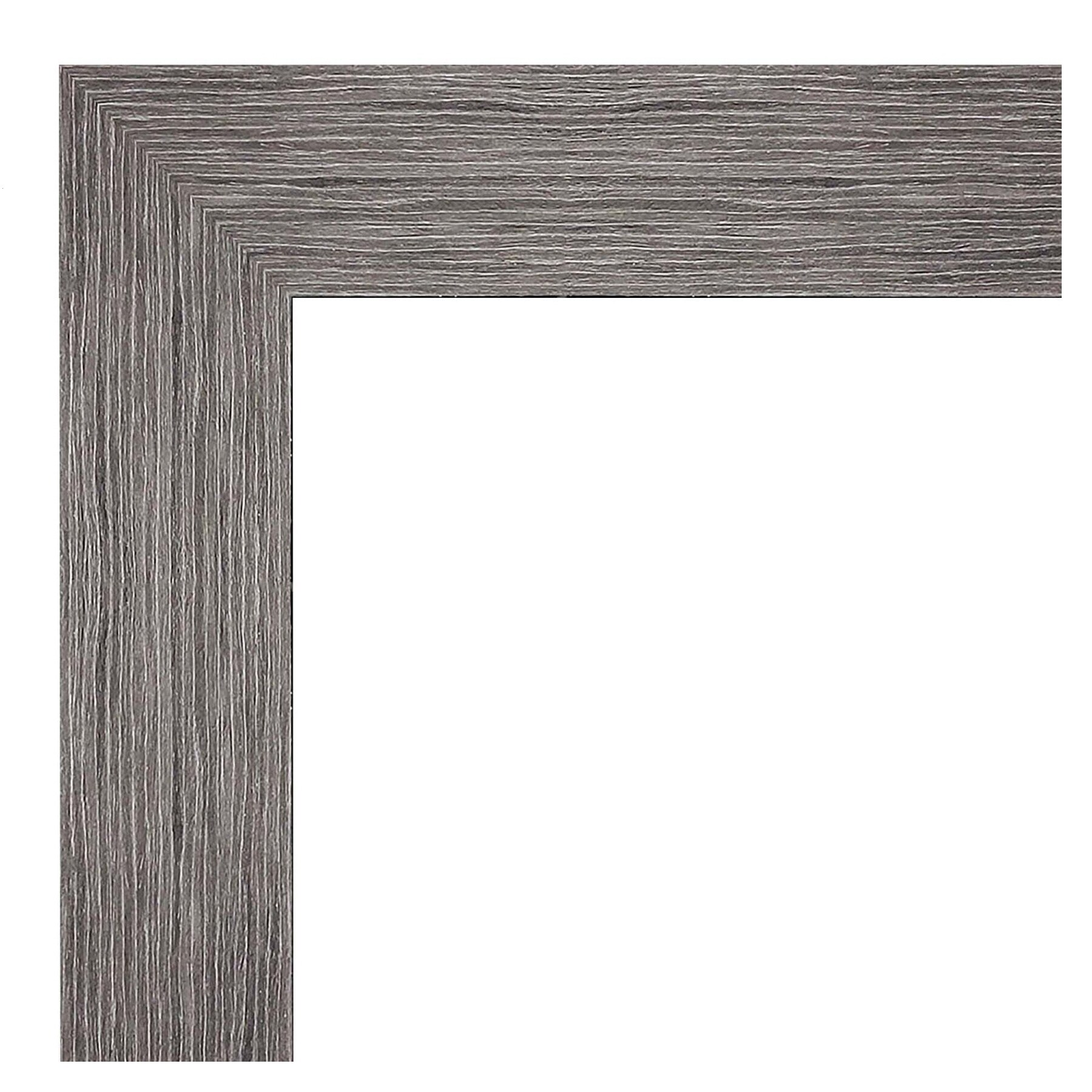 Amanti Art Pinstripe Plank Grey Frame Collection 45.5-in x 35.5-in ...