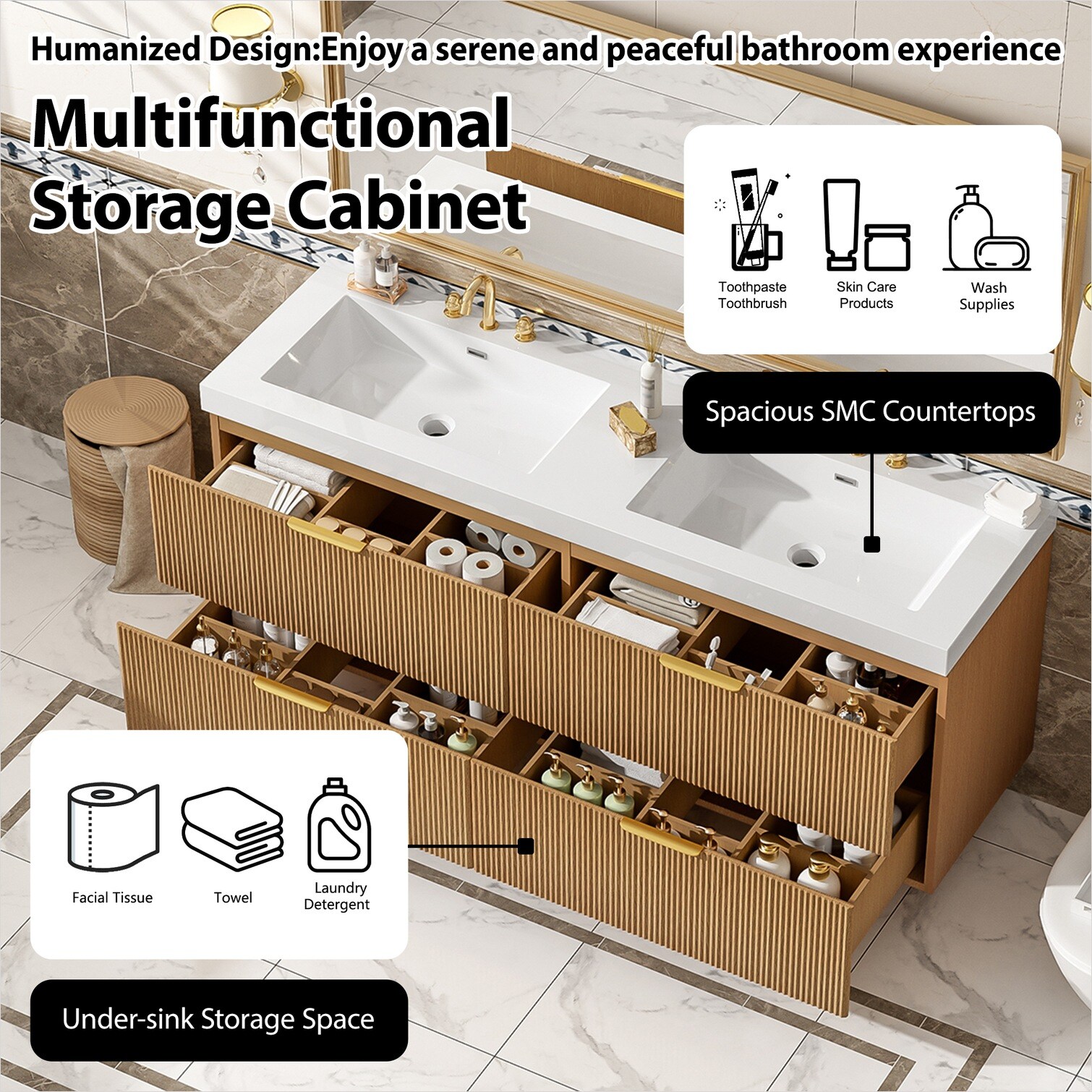 Naturefalls N4SGER98S3ID Bath-Vanity-Combo - View #7