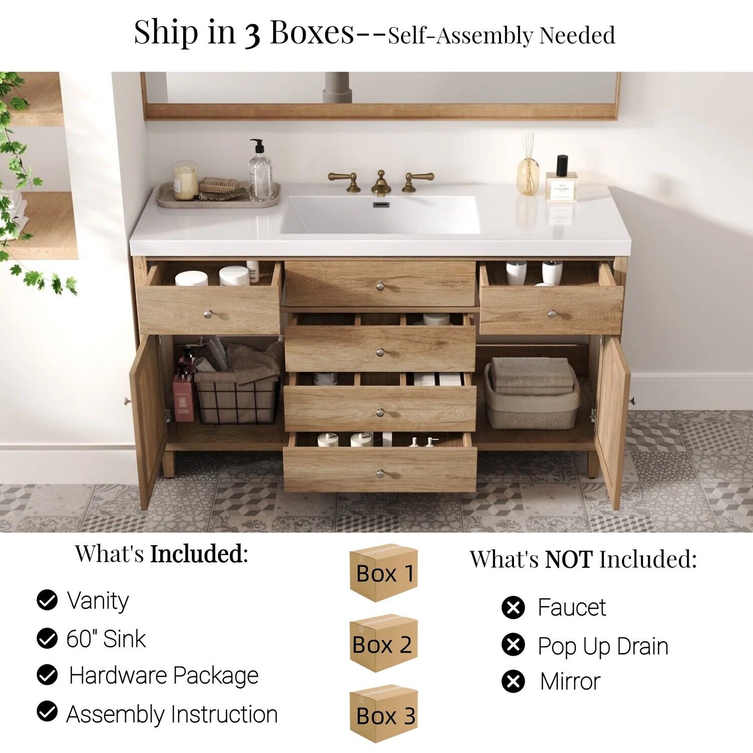 Watnature YFBYA1Q8NSID Bath-Vanity-Combo - View #4