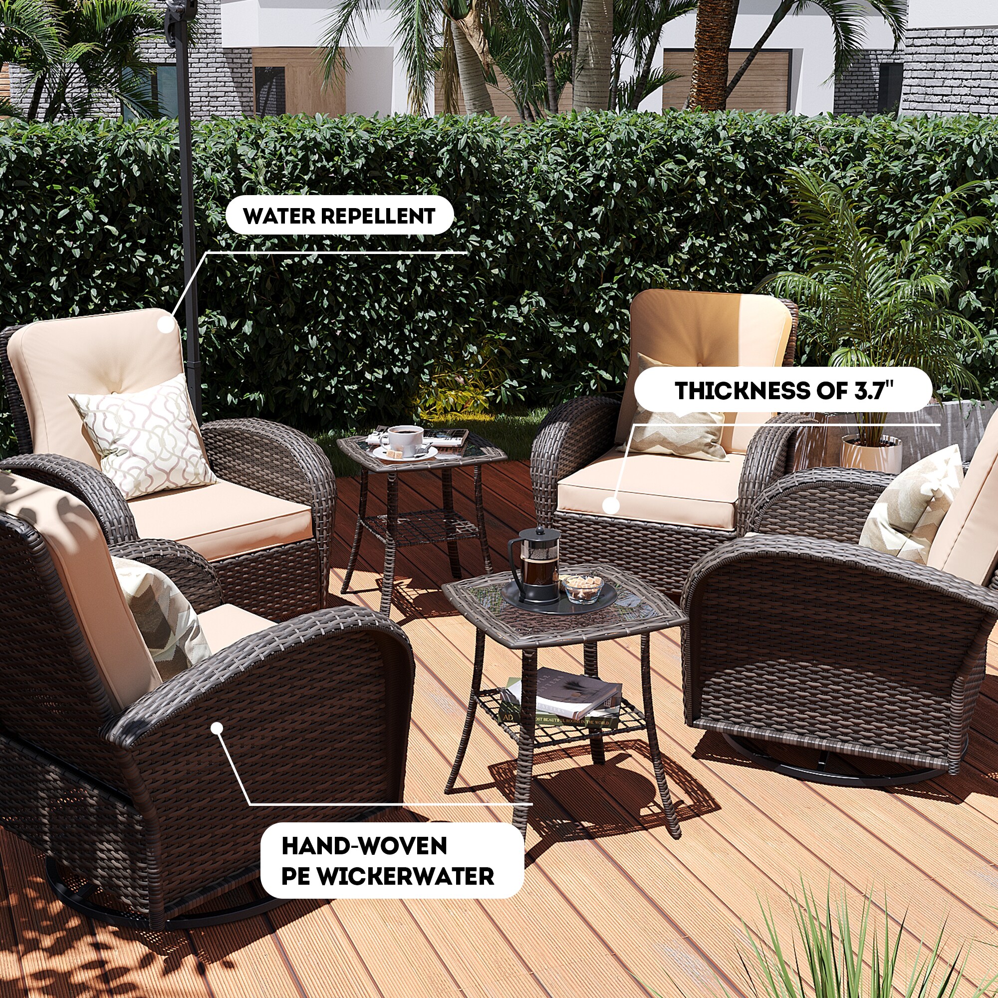 Patio Watcher LS-Y11-6PC-B1 Patio-Chairs - View #5