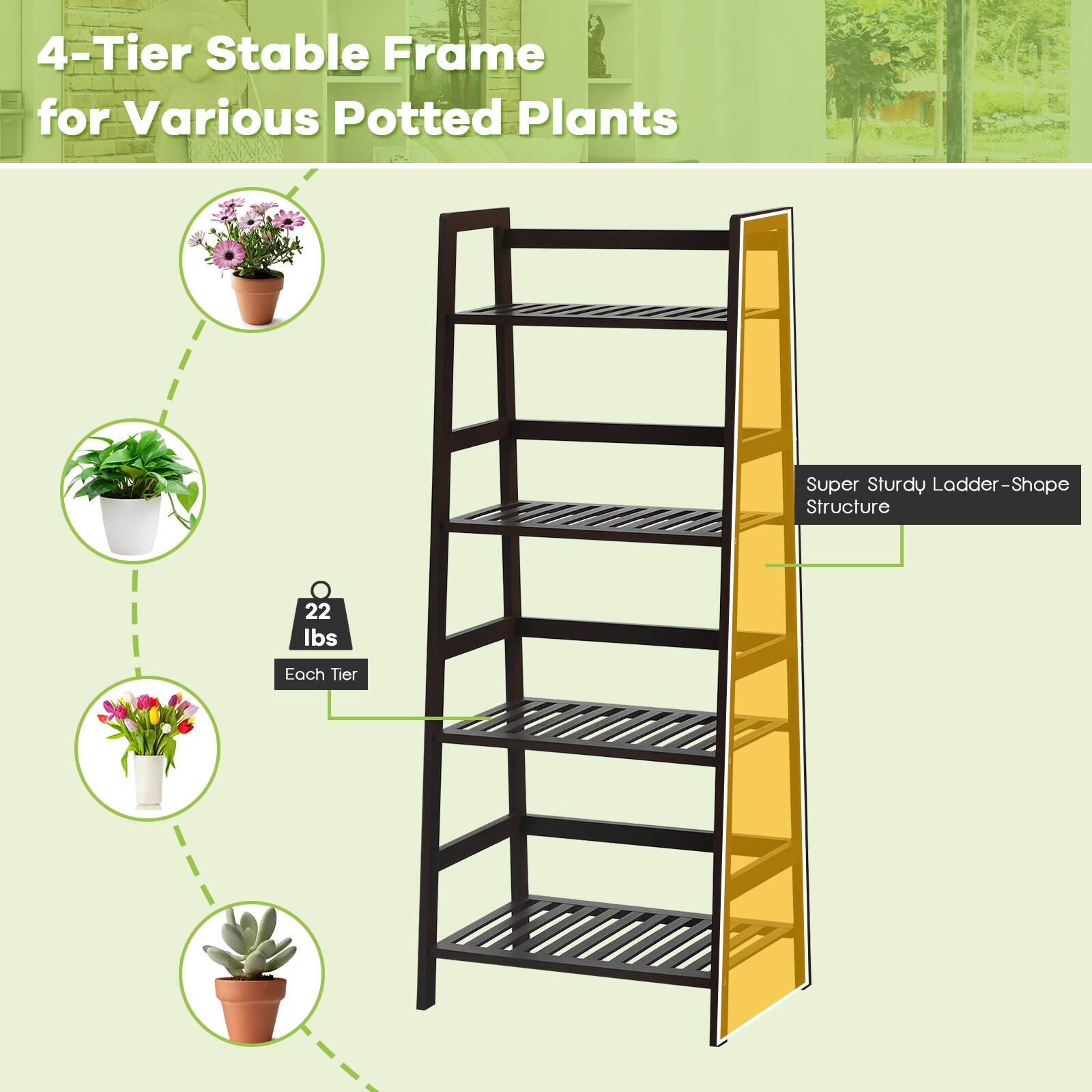Volenca VOL-77IWDF Plant-Stand - View #8
