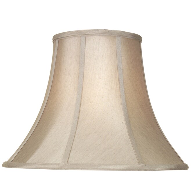 Silken Toast Fabric Bell Lamp Shade, Allen And Roth Lamp Shades