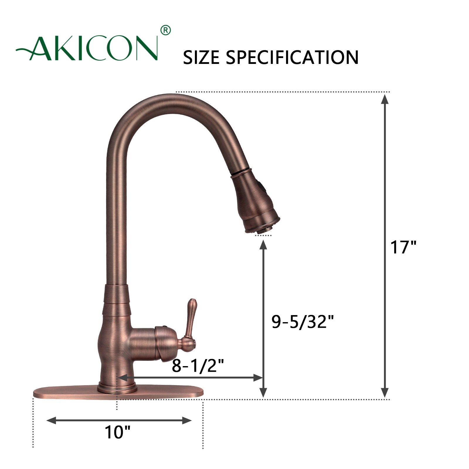 Akicon AK418-AB Kitchen-Faucets - View #7
