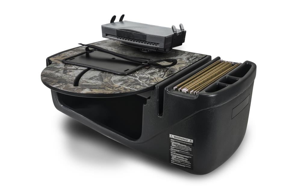 AutoExec AUE39775 RoadMaster Car Realtree Edge Camouflage with Power Inverter and Printer Stand