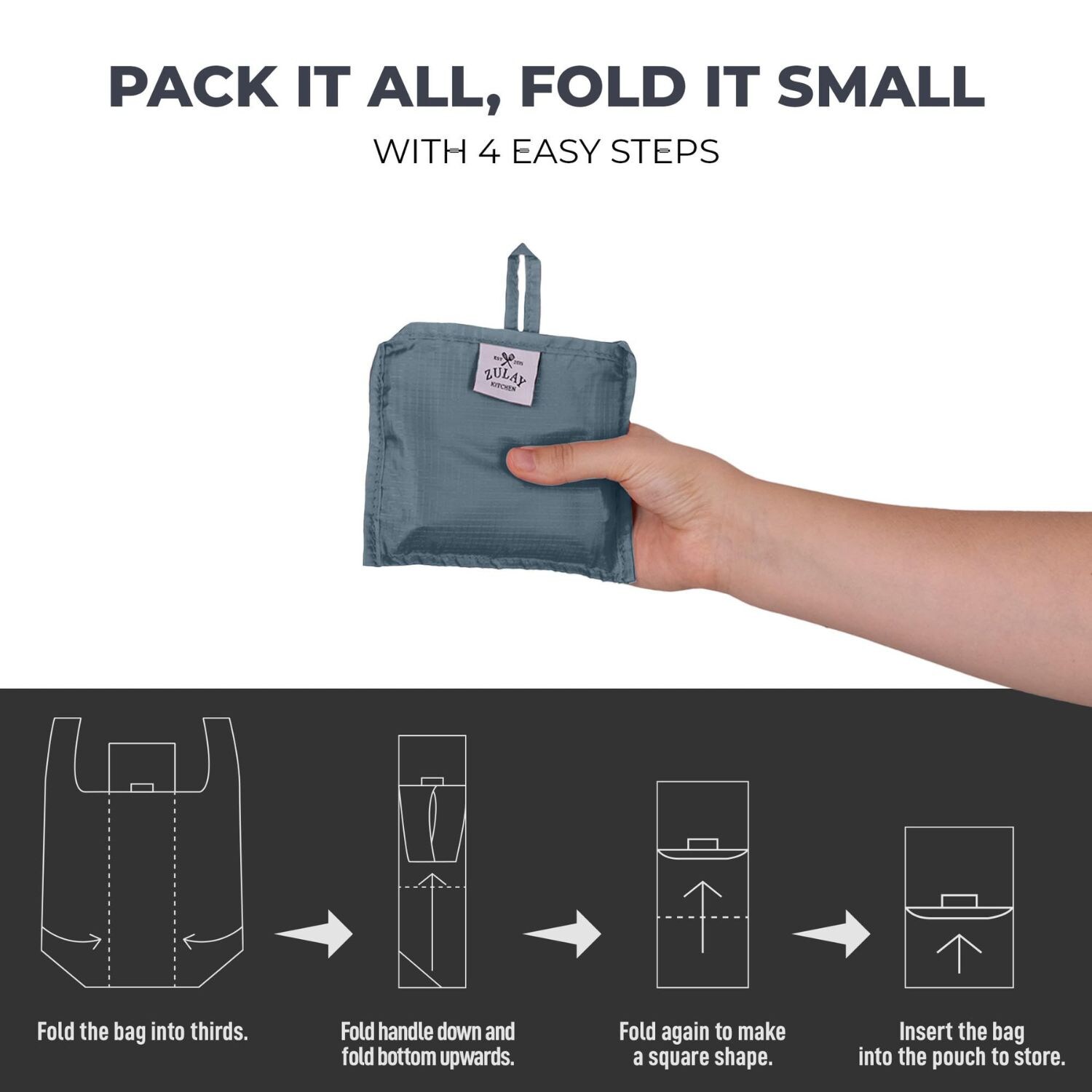 Zulay Kitchen X002THGD2R Plastic-Storage-Bags - View #6