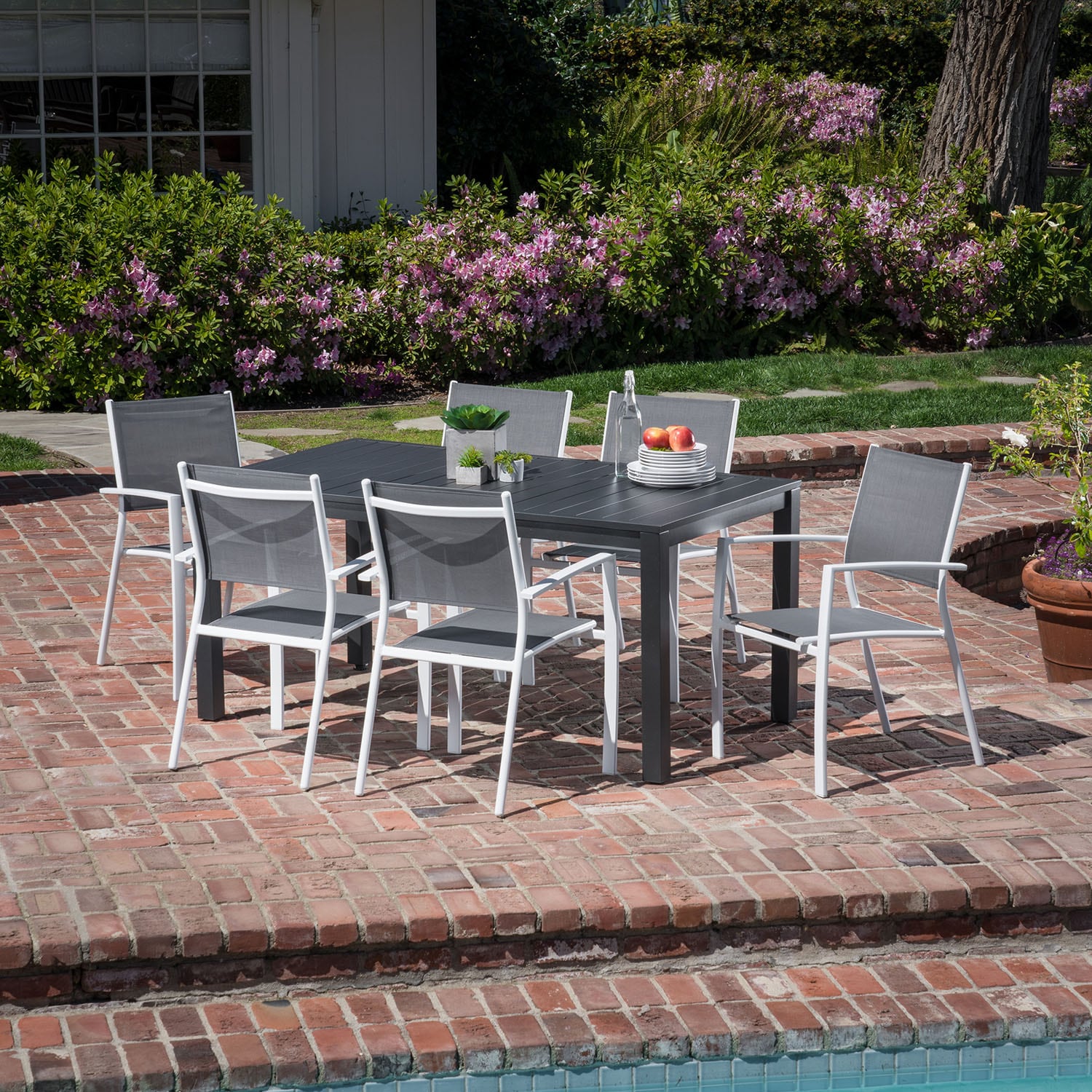 Hanover NAPDNS7PC-WHT Patio-Dining-Sets - View #9