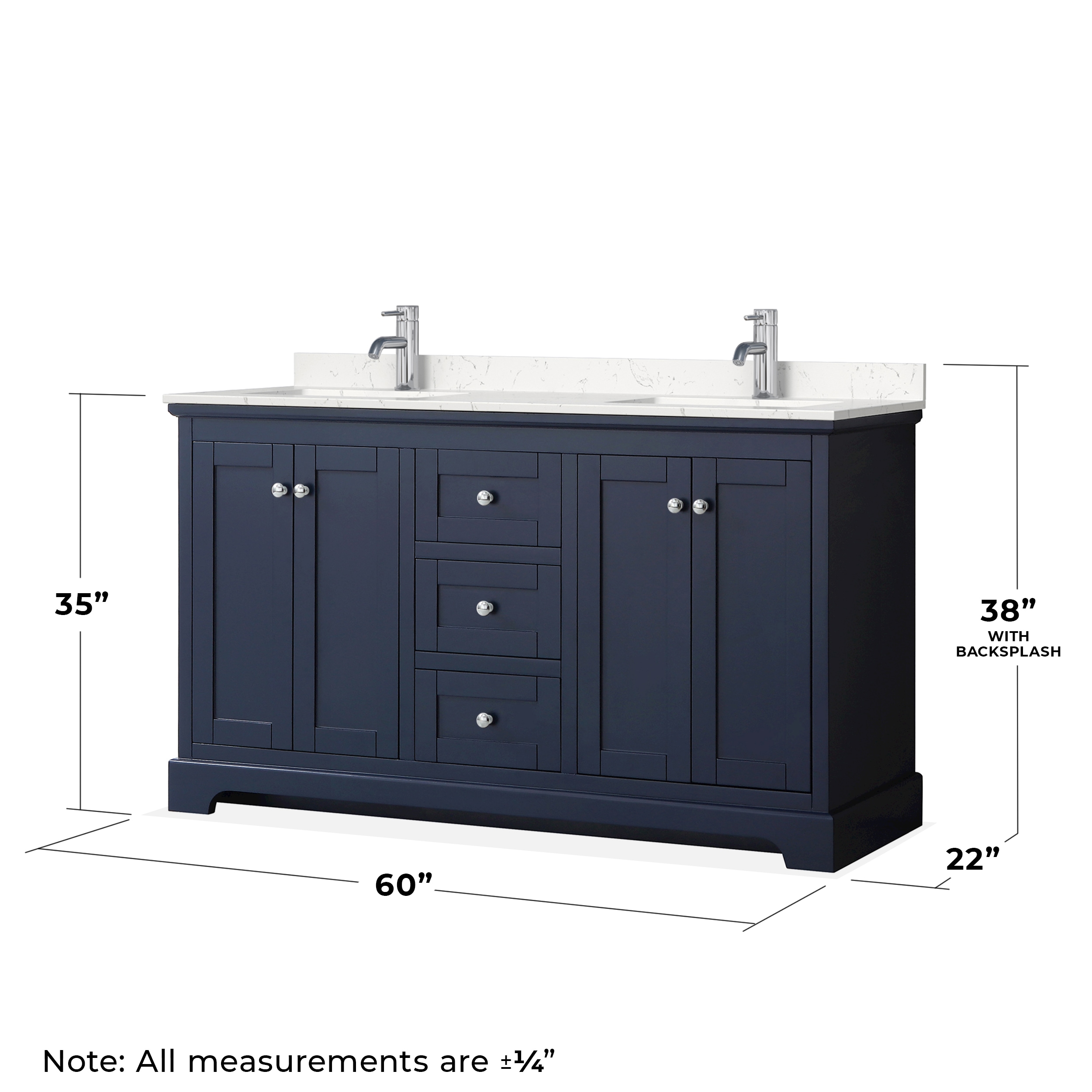 Wyndham Collection WCV232360DBCC2UNSMXX Bath-Vanity-Combo - View #5