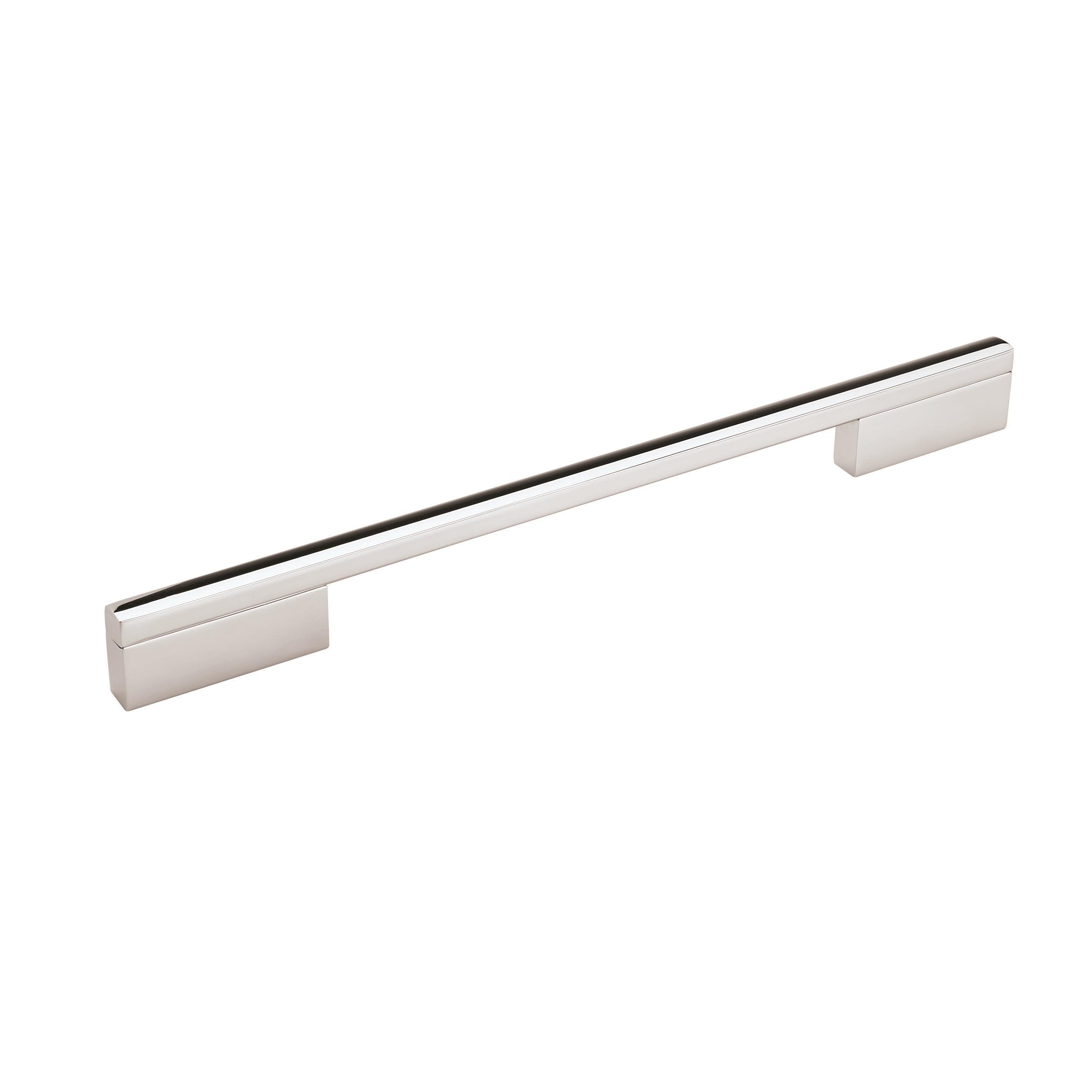 Amerock BP3673726 Separa 10-1/16-in , 256mm Center to Center Polished Chrome Rectangular Bar