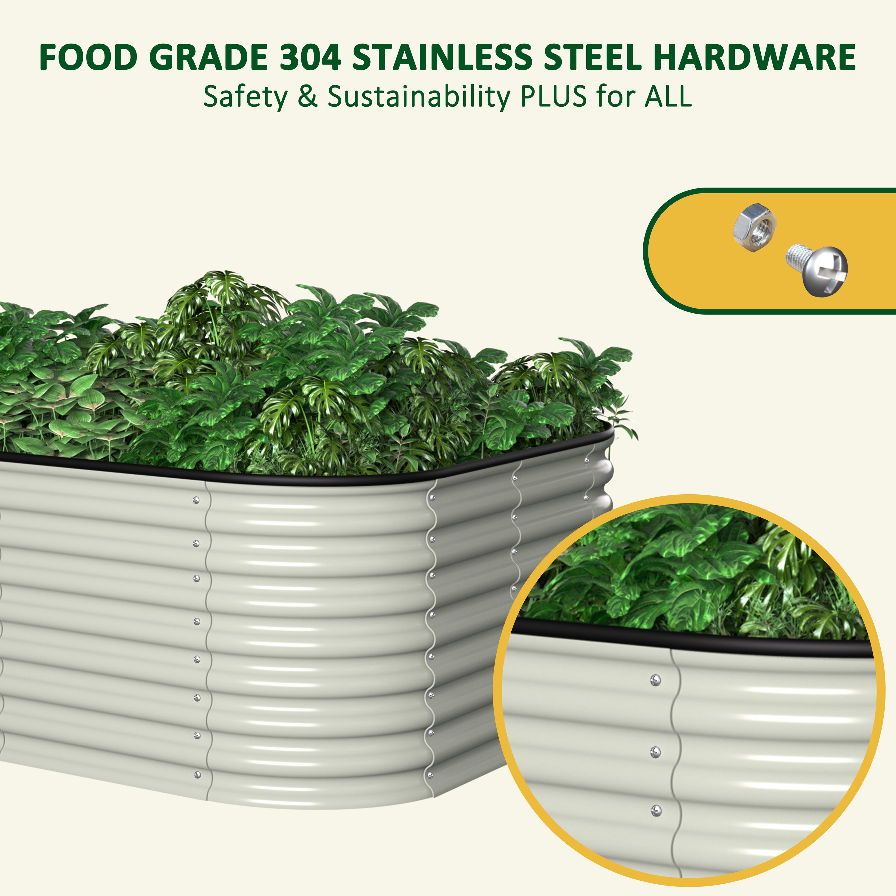 VEIKOUS PG0102-49-SI Raised-Garden-Beds - View #4