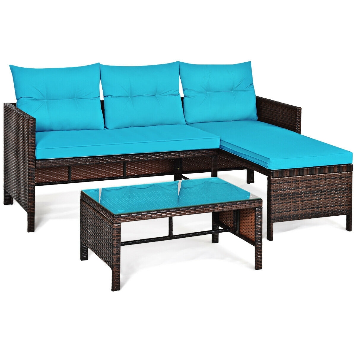 Clihome CWCH-HW63870TU Patio-Conversation-Sets - View #3