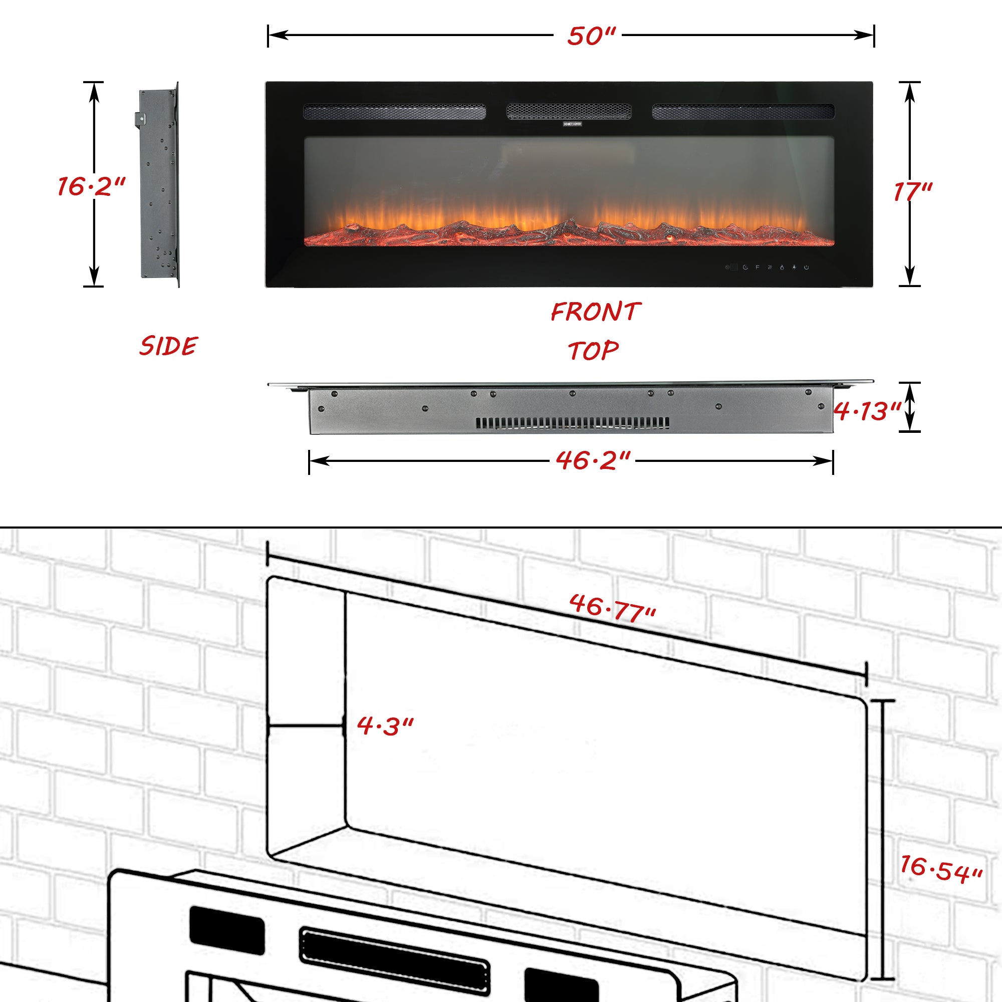 Boyel Living BLGMFP50 Electric-Fireplaces - View #7