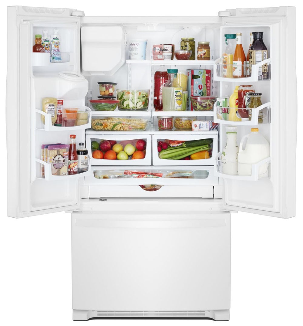 Whirlpool 24.7-cu ft French Door Refrigerator with Ice Maker, Water and ...