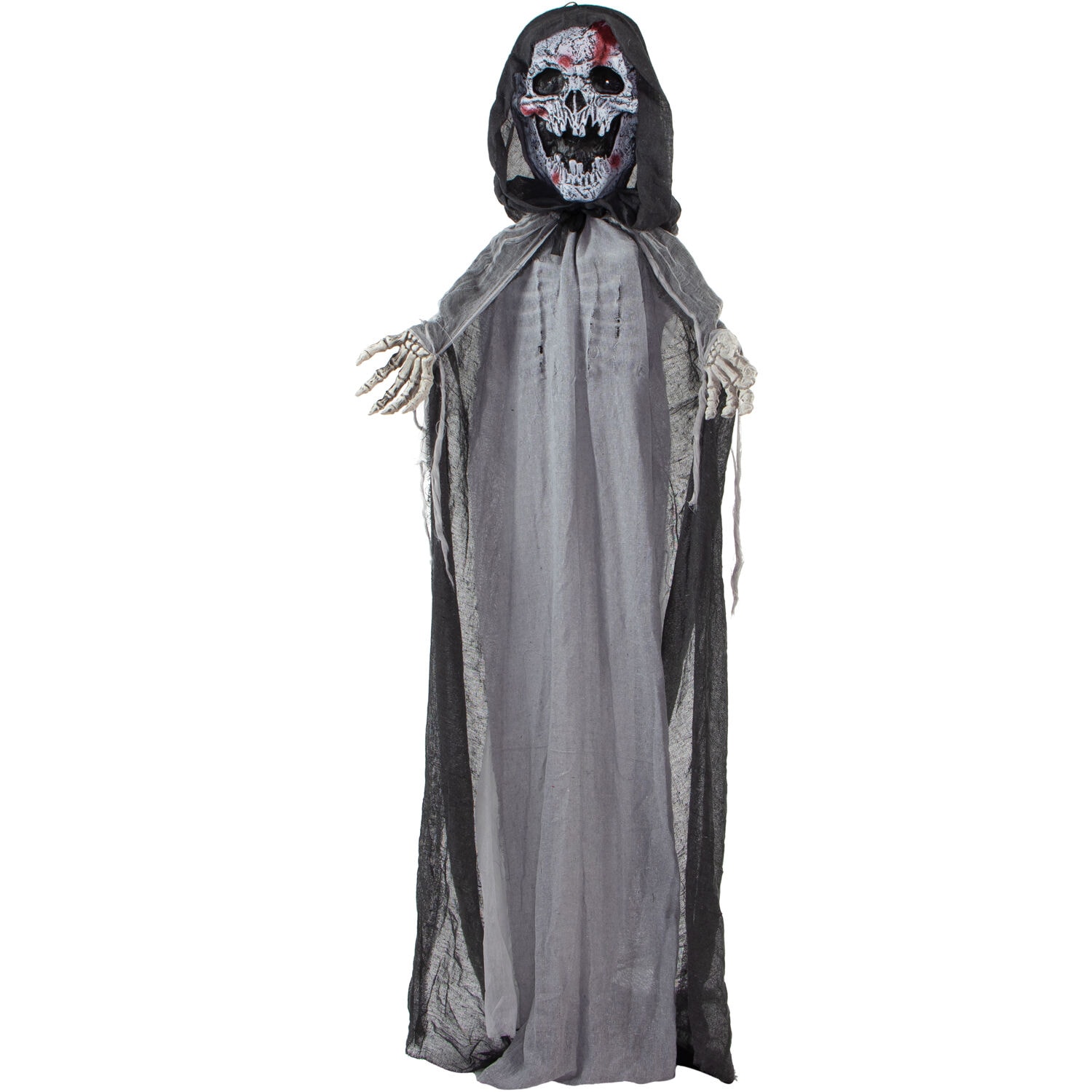 Haunted Hill Farm Freestanding Lighted Reaper Animatronic in the ...