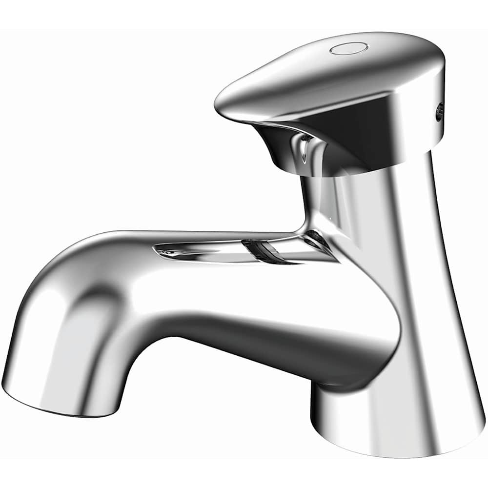 Speakman  S5122 EasyPush 0.5 GPM Deck Mounted Single Handle Metering Faucet with Push Handle Activation