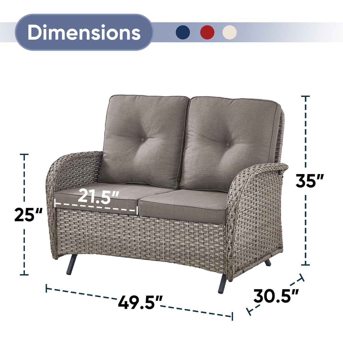 Rilyson FSKWGY12G-3 Patio-Chairs - View #8