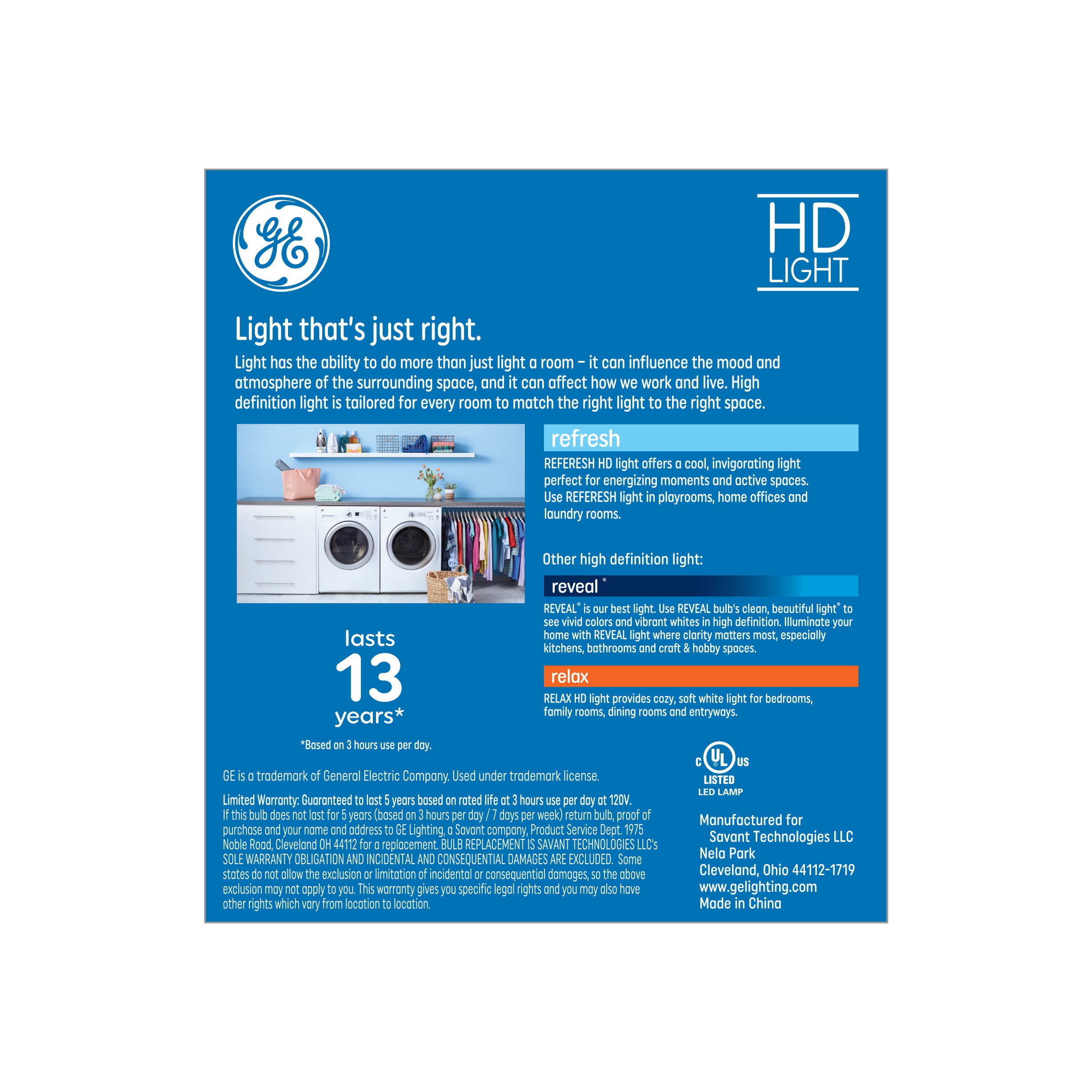Clear Glass Dimmable LED Candle Light Bulbs, 40W Equivalent, 3-Pack