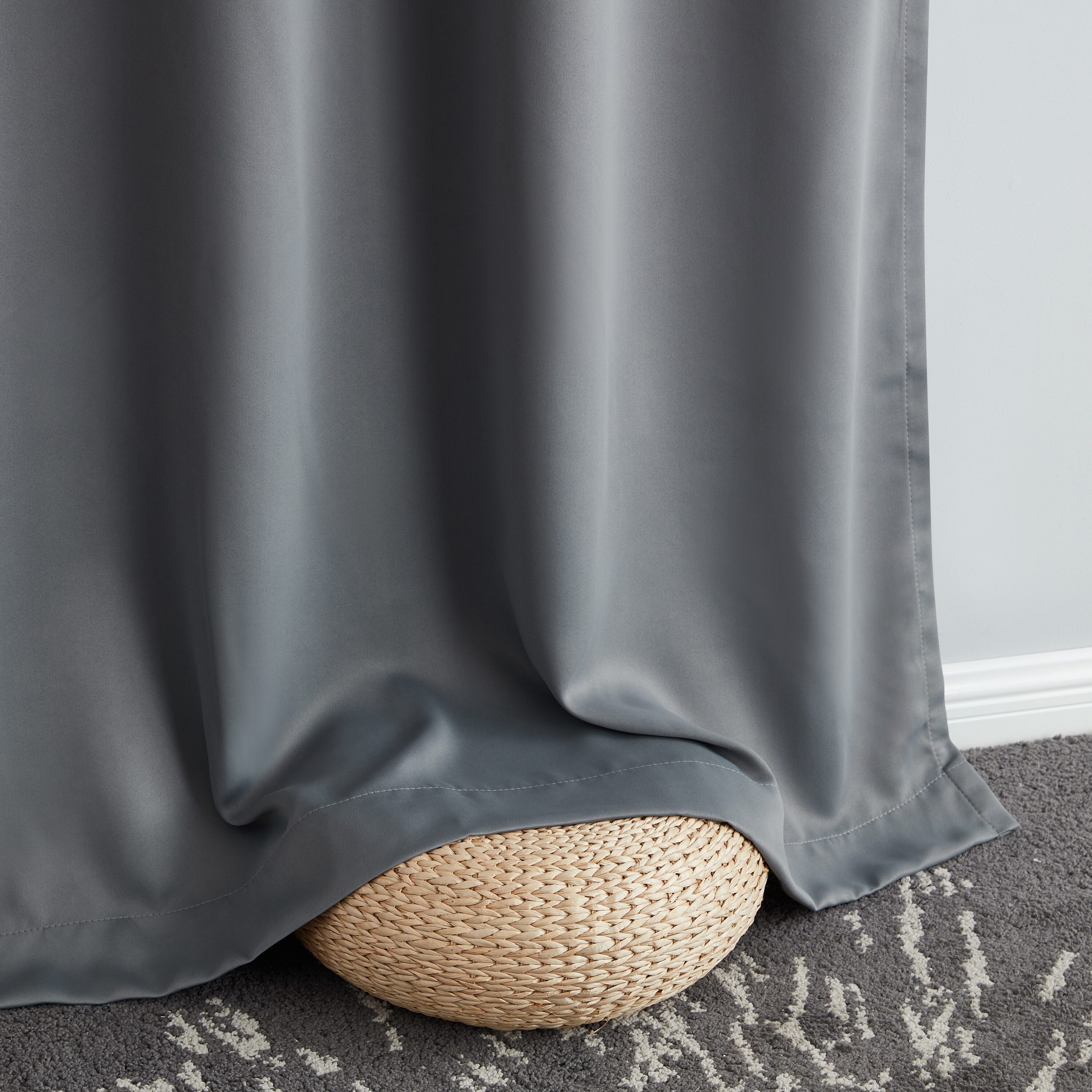 HLC.me DAKTA-GRY-42X84 curtains - View #5
