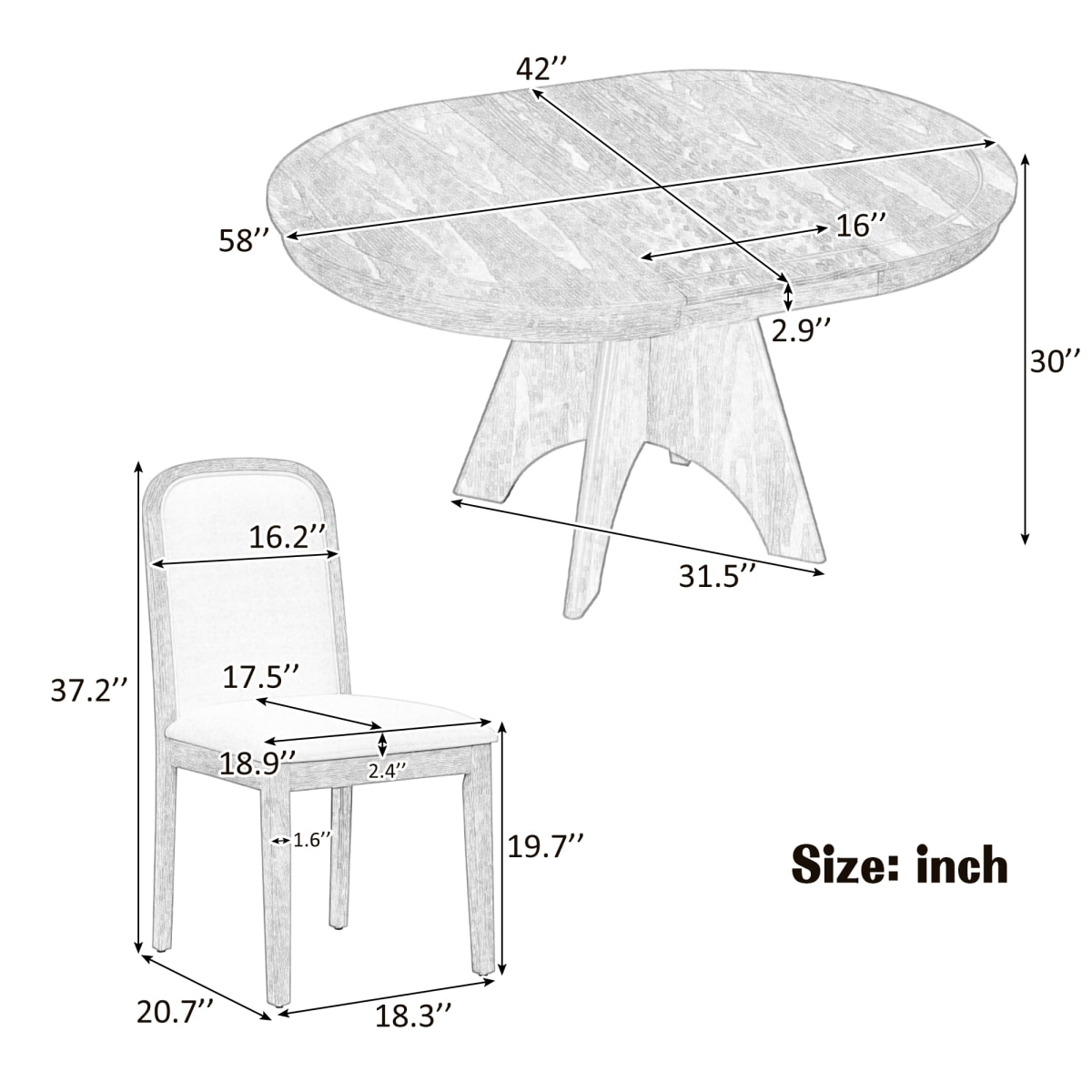 Streamdale Furniture ST000152AAP Dining-Sets - View #4