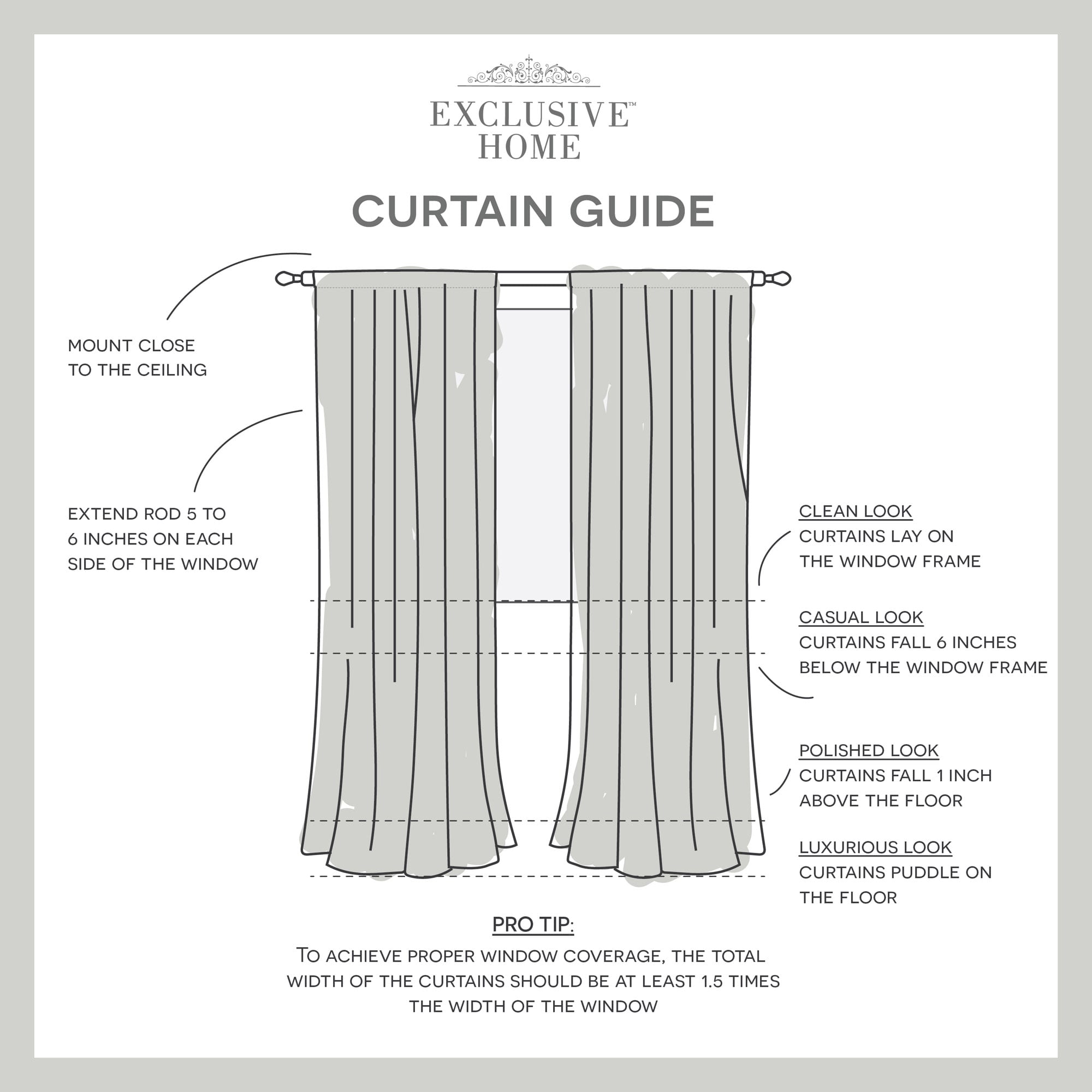 White Sheer Linen-Like Rod Pocket Window Curtain Panels