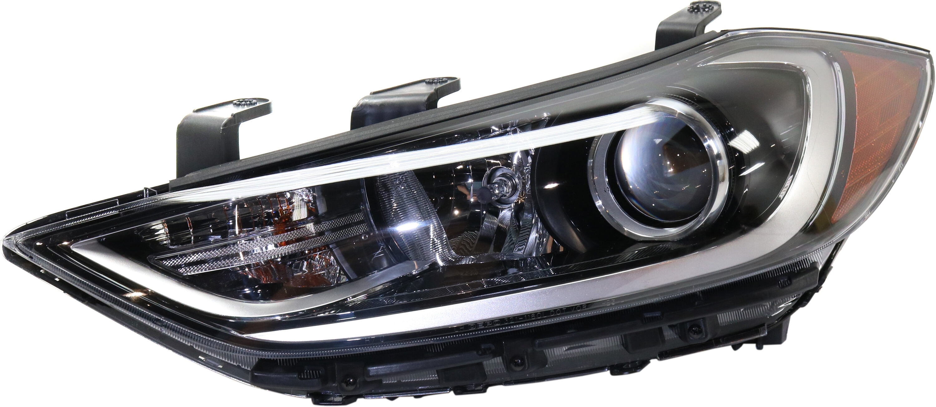 Garage-Pro JCWRH10010010GP Headlight Compatible with Hyundai Elantra 2017-2018 Lh Assembly Halogen with Daytime Running Light Usa Built