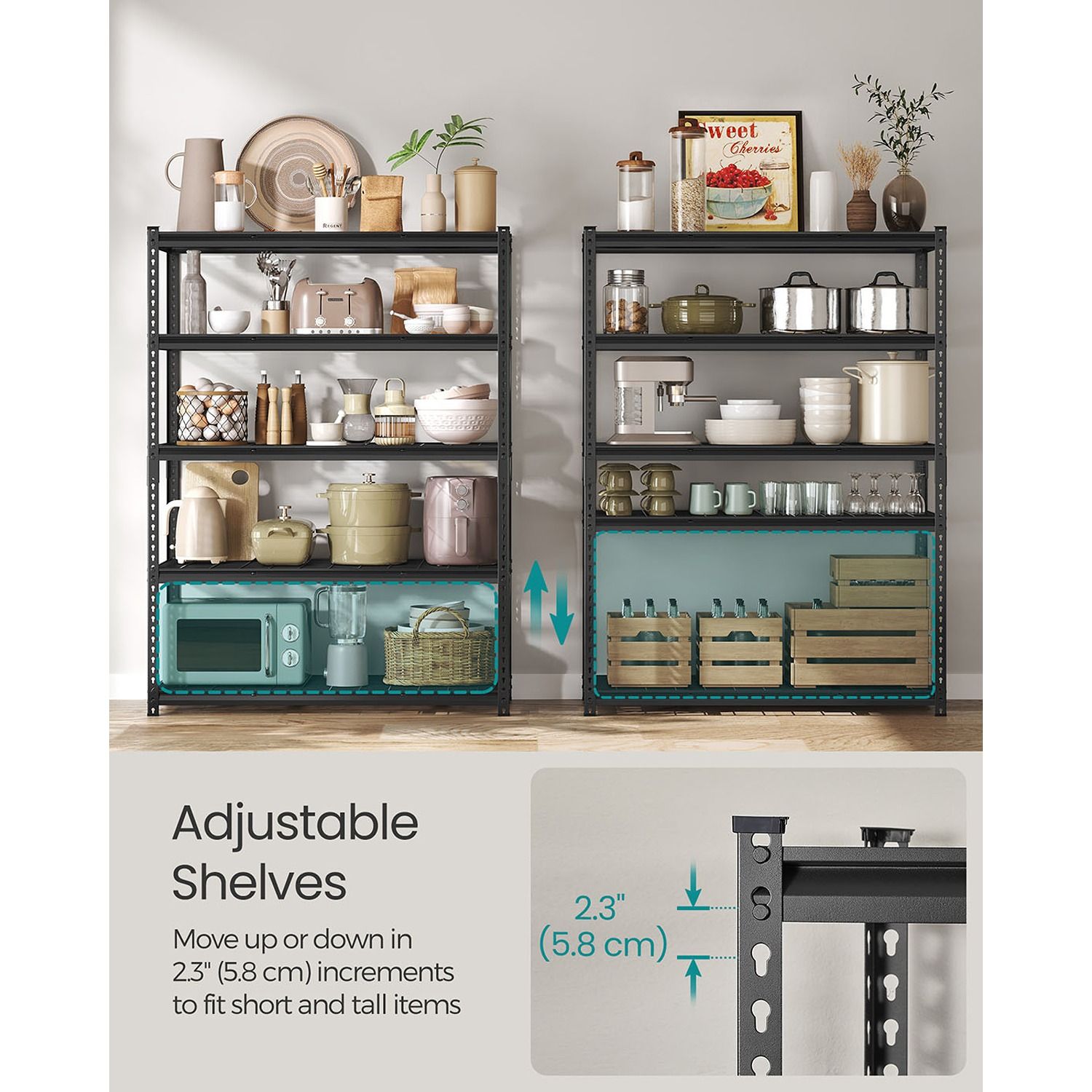 Slickblue D-SM-10B454RLGU Free-Standing-Shelving - View #3