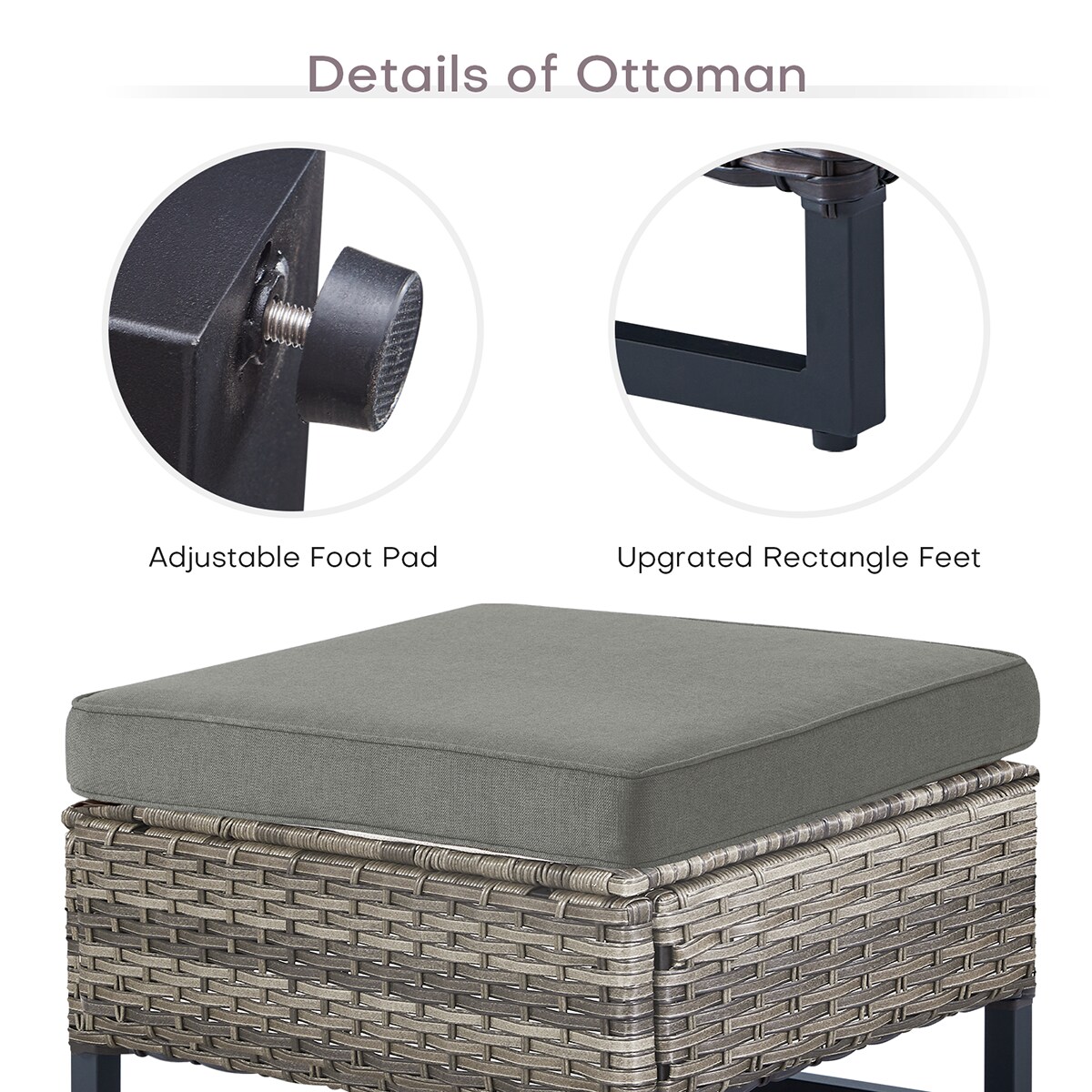 Rilyson FS097-3 Stools-Ottomans - View #4