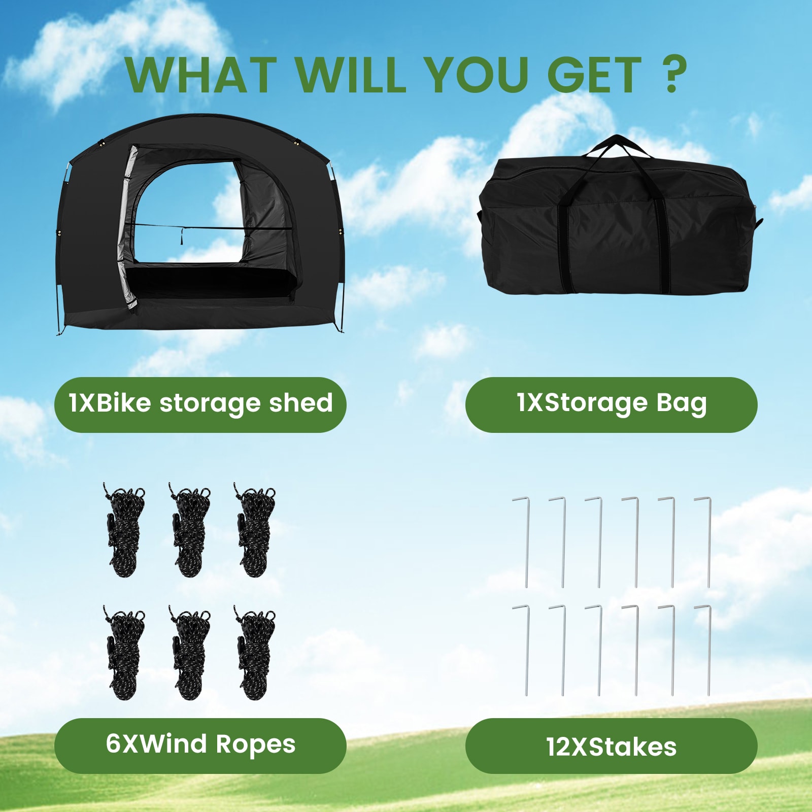 Esazn SOZXCPJ-SDZP-L-BK Canopy-Storage - View #9