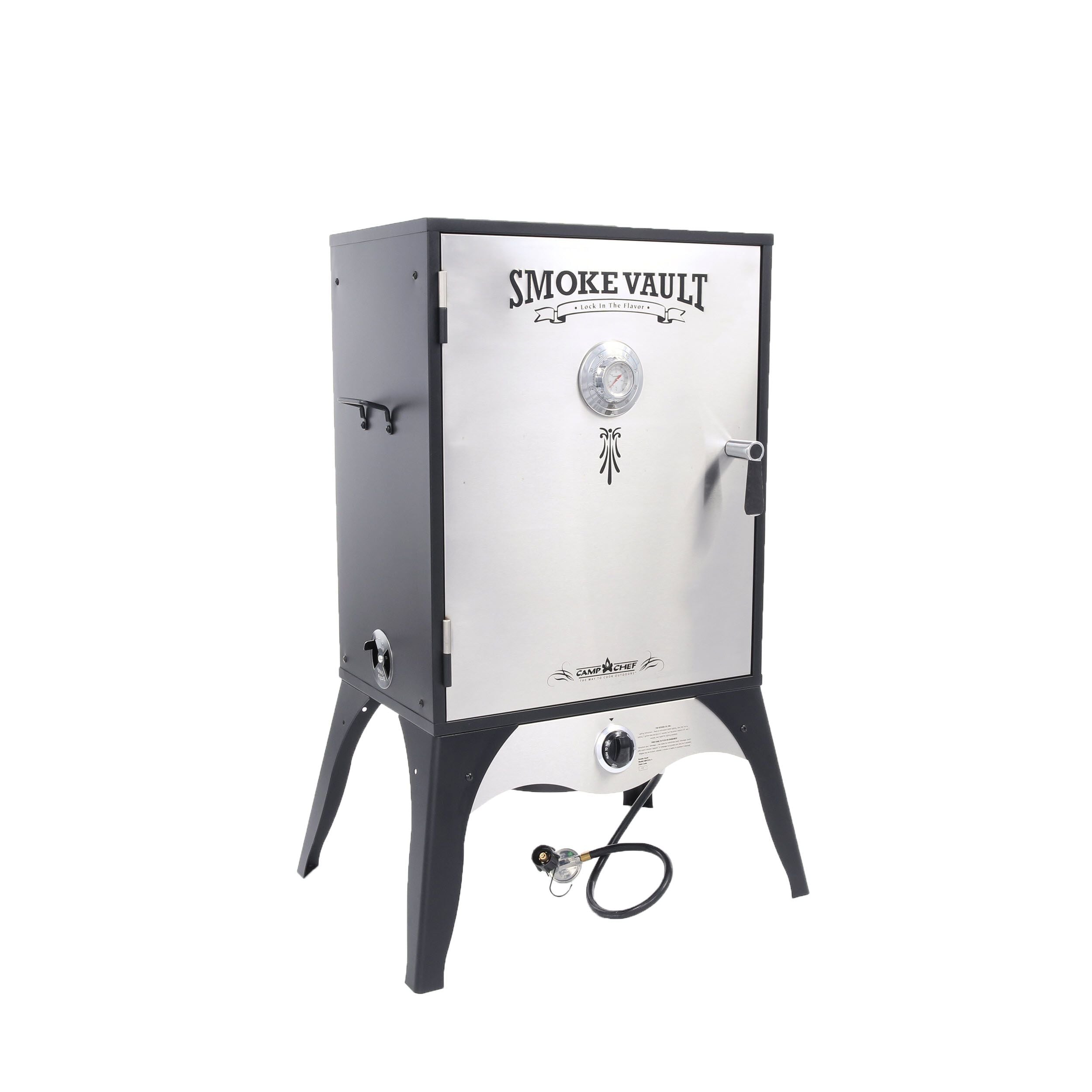 Camp Chef Smoke Vault 24 in 619.5 Sq in Black Gas Smoker in the