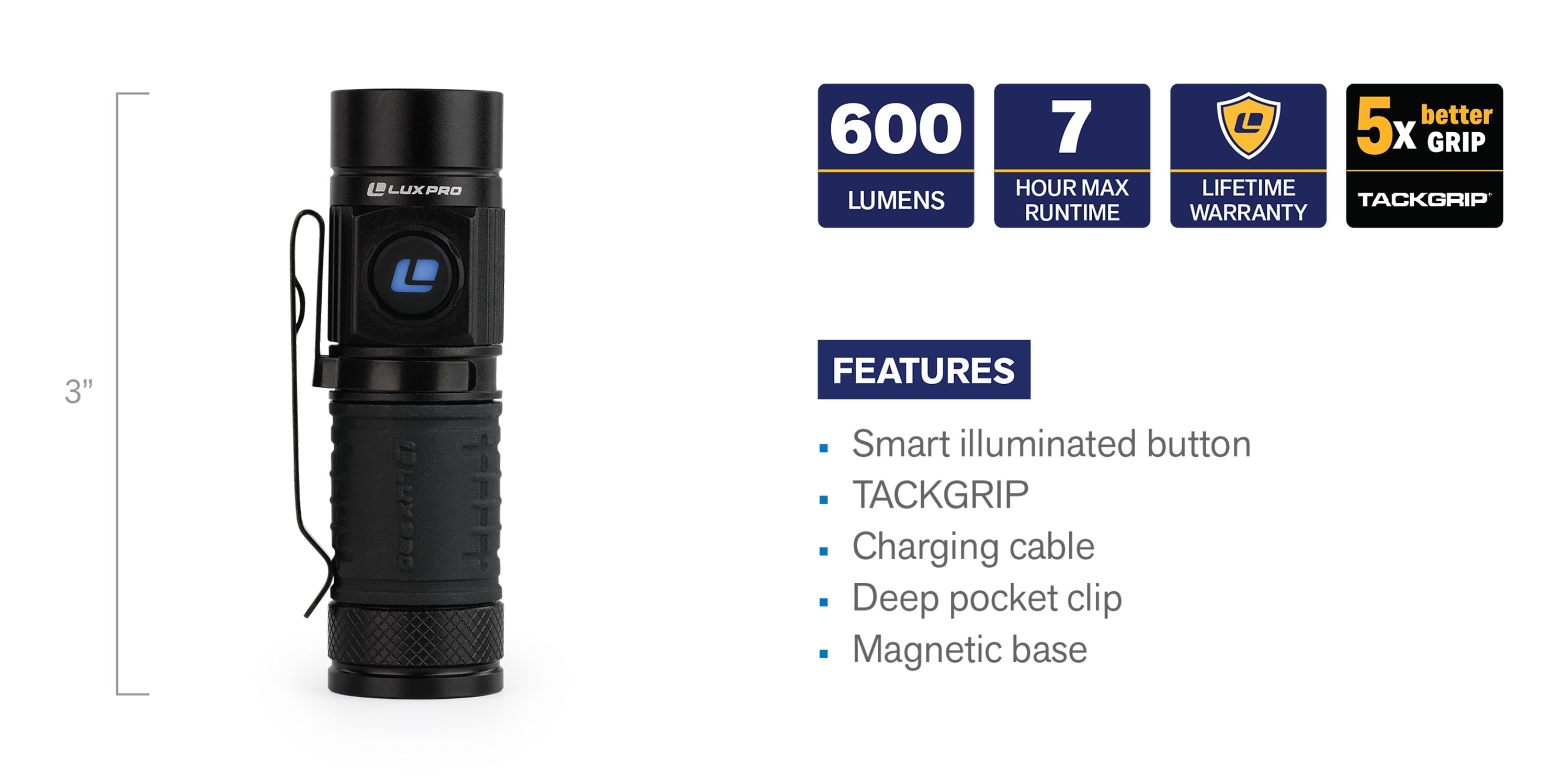LUXPRO XP702 flashlights - View #3