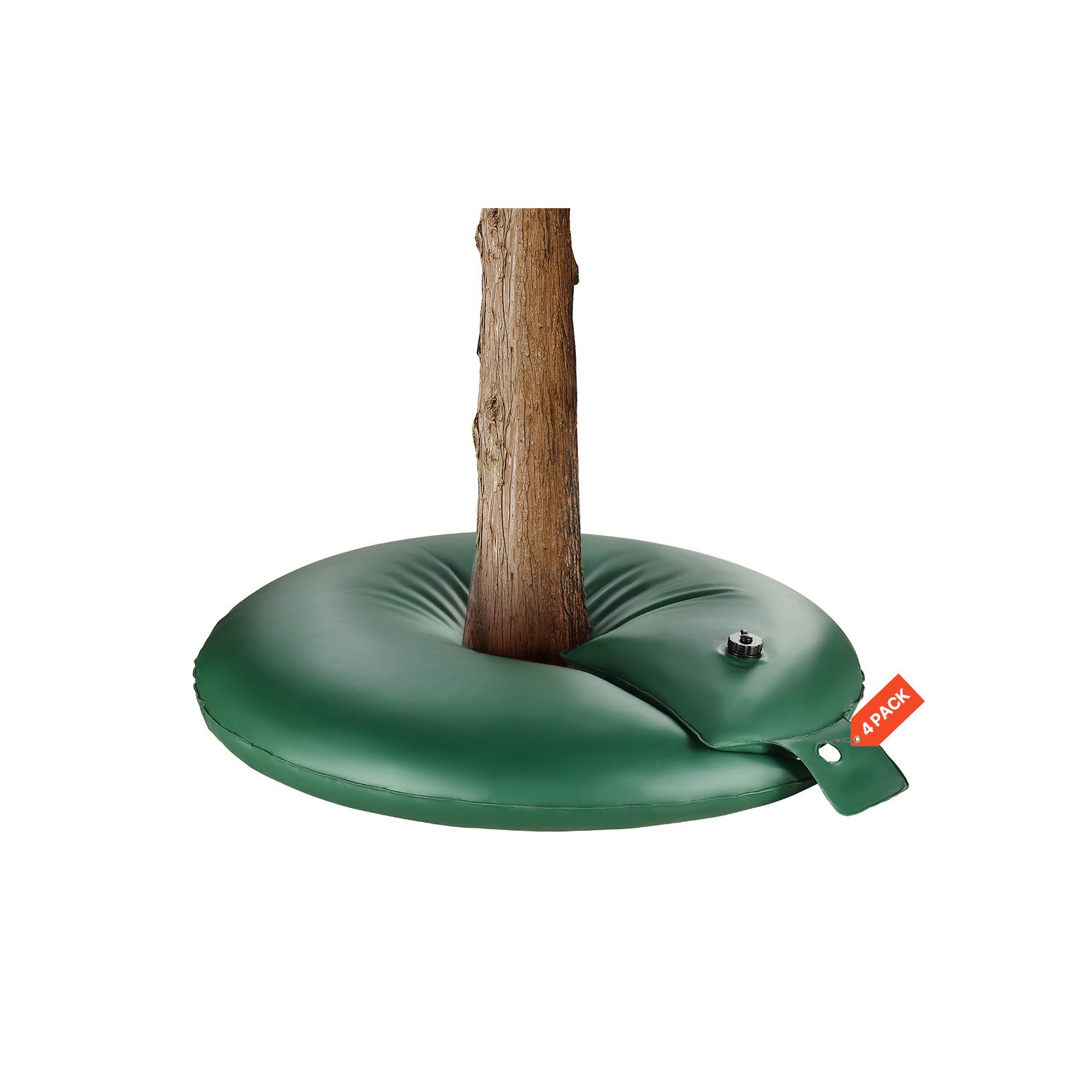 VEVOR Tree Watering Rings  4 Pcs 20 Gallons Tree Watering Bags  6-9 Hours Slow Release  Refillable Planting Water Bags  Water Saving  Heavy Duty Watering System for Shrub Tree Root Drip Irrigation
