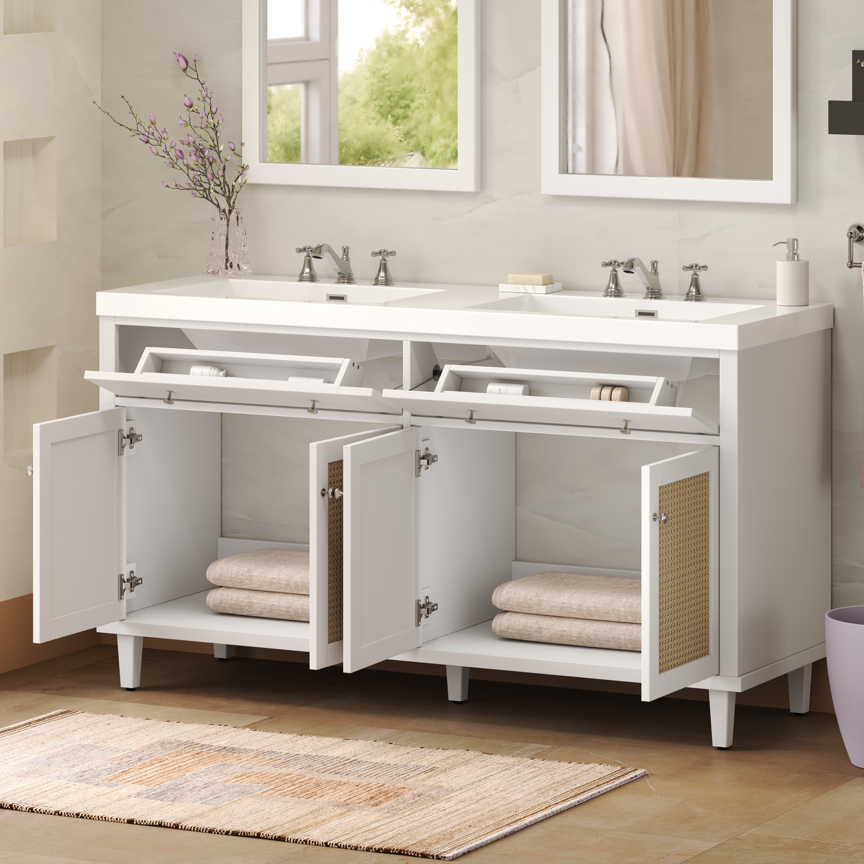 WELLFOR ALISON36QZ-LB Bath-Vanity-Combo - View #3