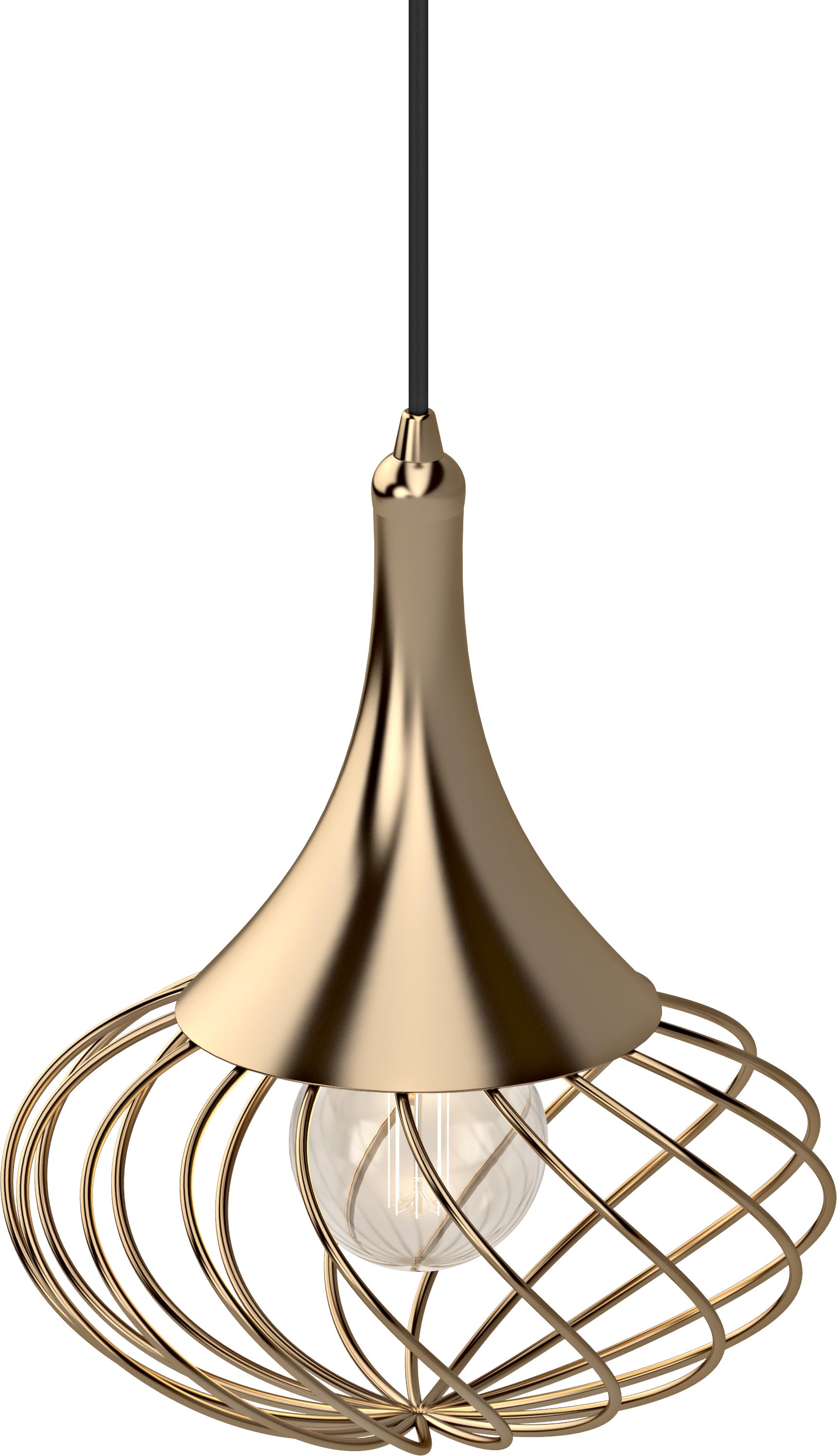 Compact Contemporary 10" Antique Gold Mini Globe Pendant