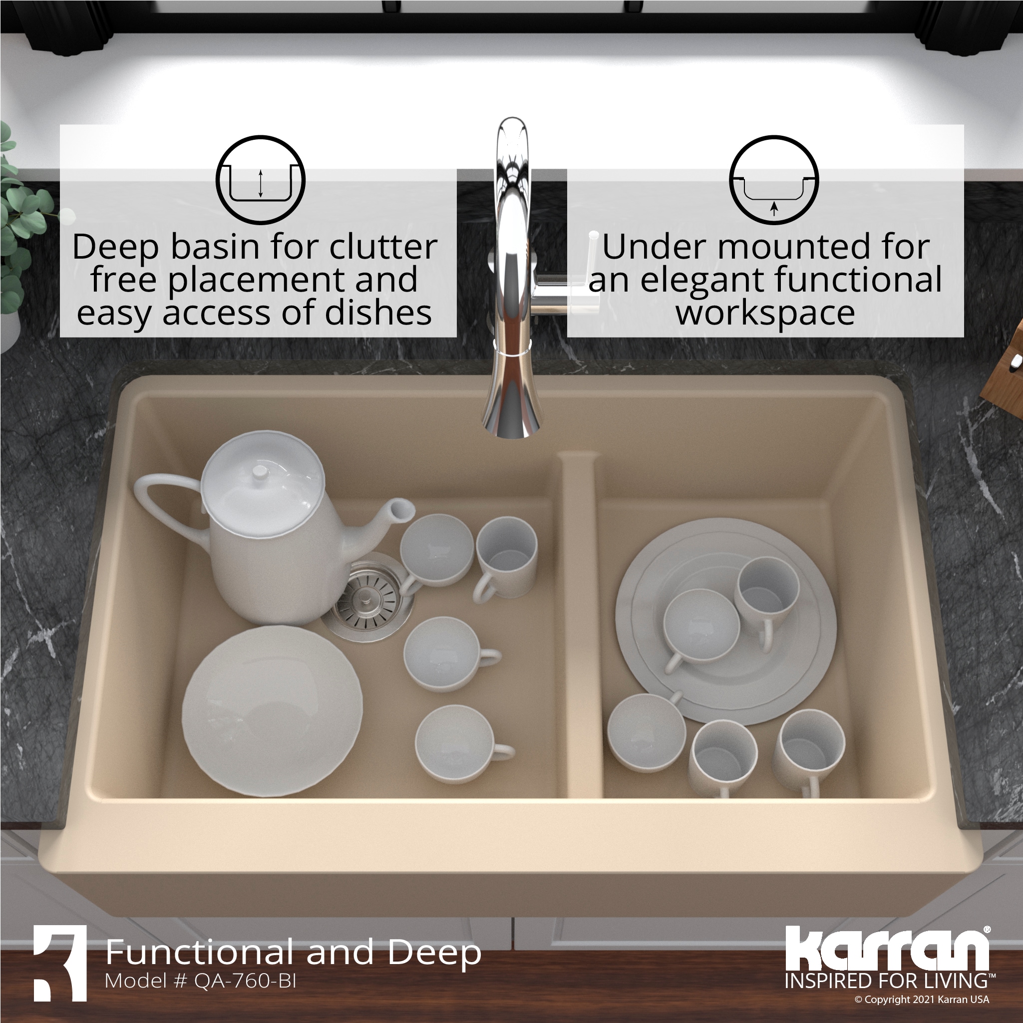 Karran QA-760-BI Kitchen-Sinks - View #8