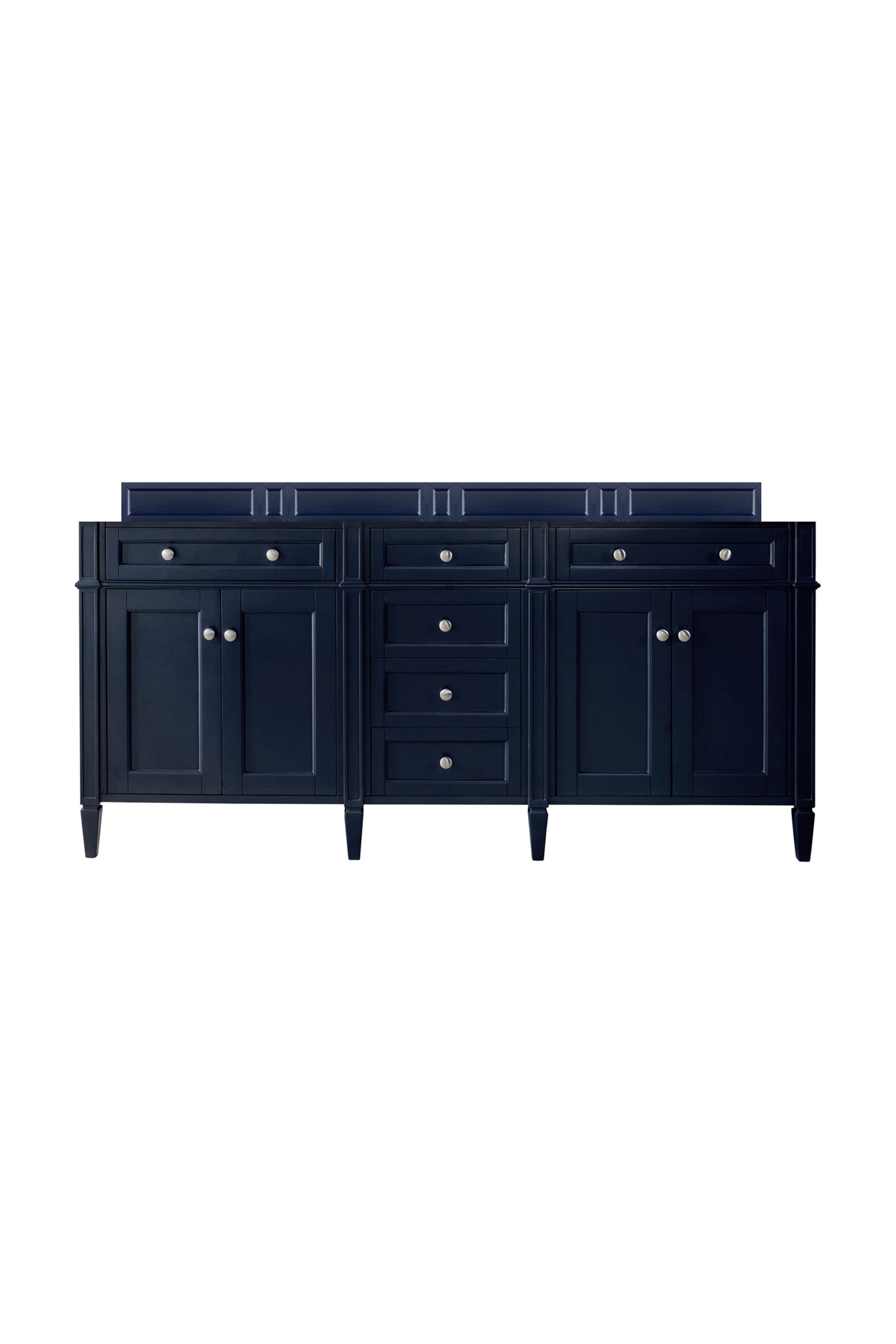 James Martin Vanities 650-V72-VBL Brittany 72-in Victory Blue Bathroom Vanity Base Cabinet without Top