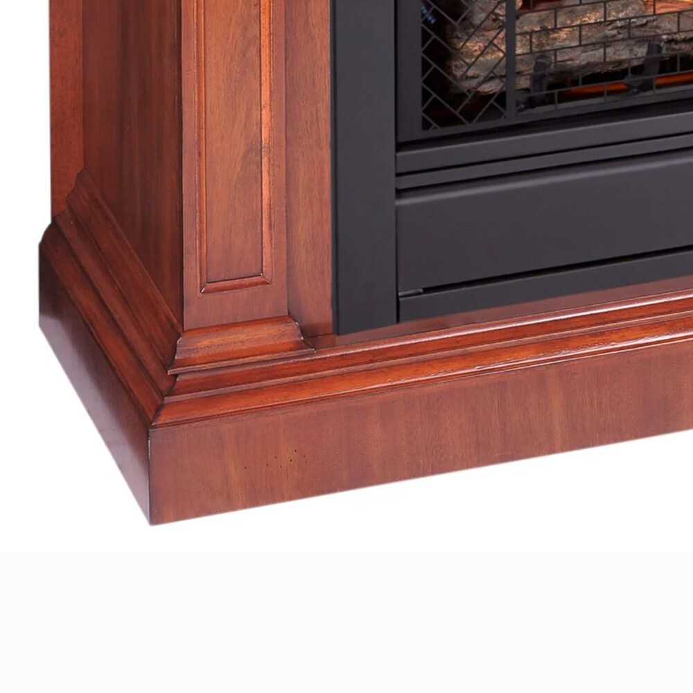 Bluegrass Living 55-in Black Ventless Liquid Propane Gas Fireplace in ...