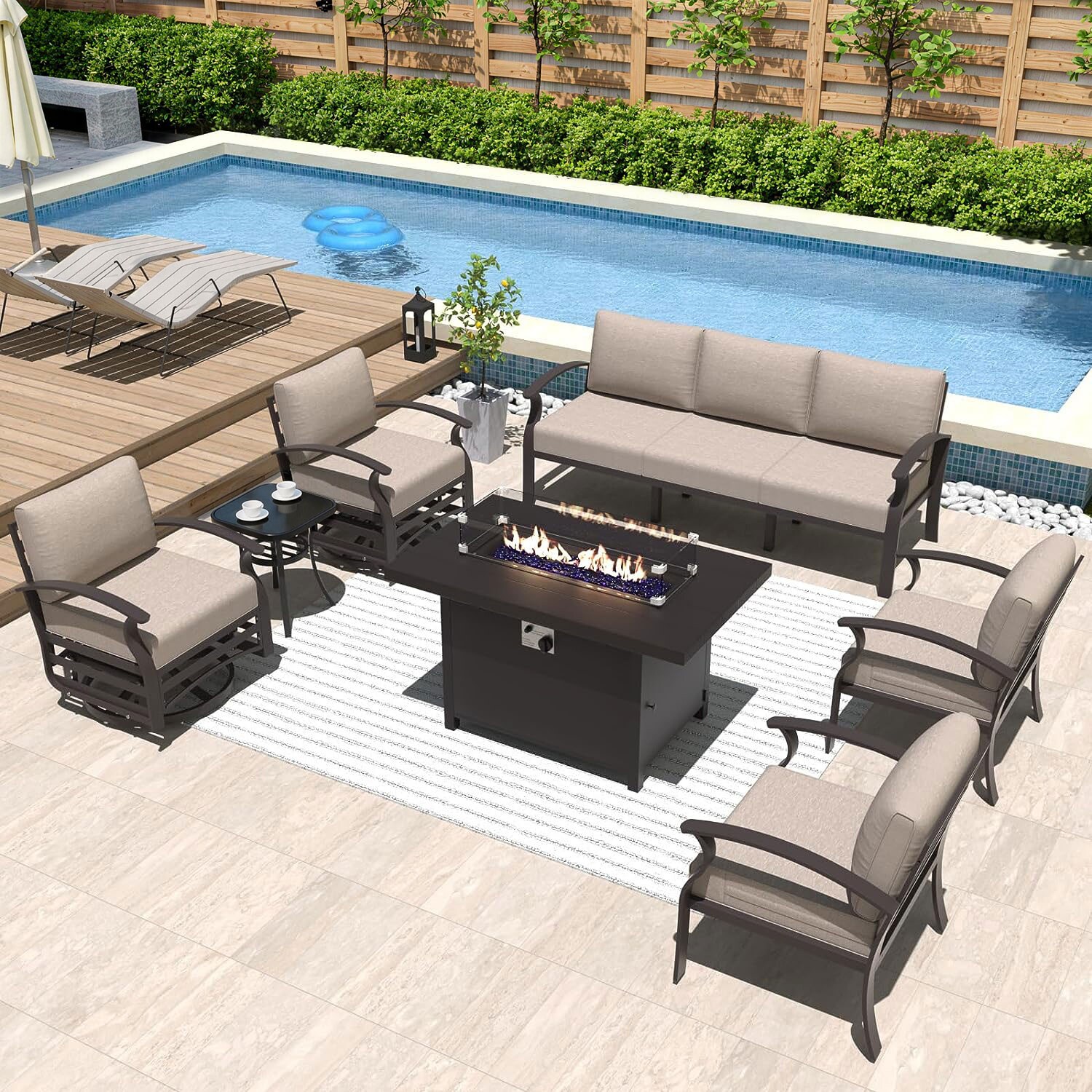ALAULM LS-A-7SRFP-SAND Patio-Sofas-Daybeds - View #2