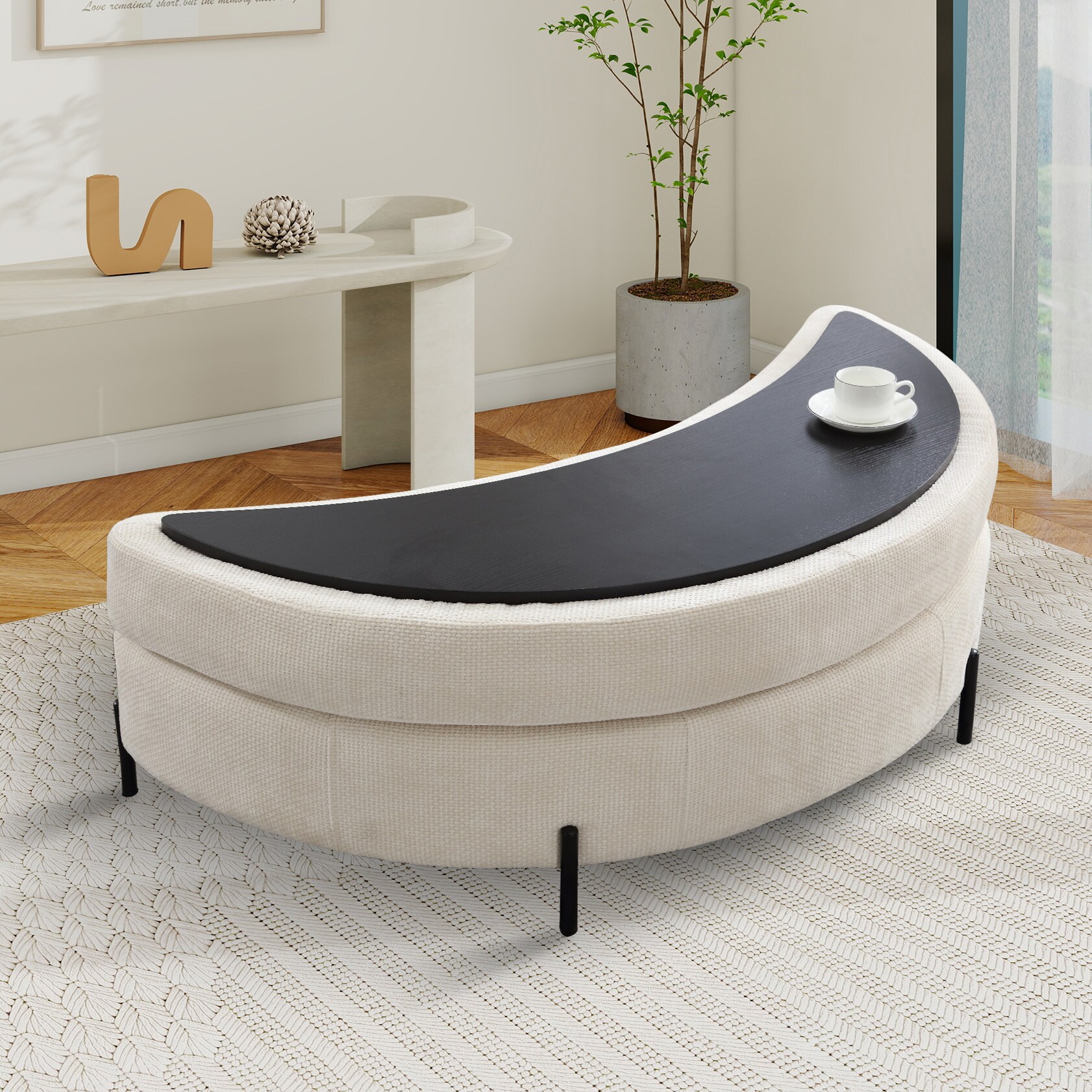 Hrinhom HC-W4004-BEIGE Indoor-Ottomans - View #7