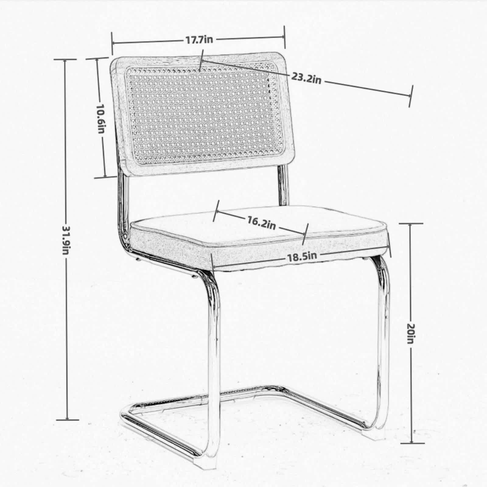 Vynxaria LESX1149-DJCY-YZ027 Dining-Chairs - View #3